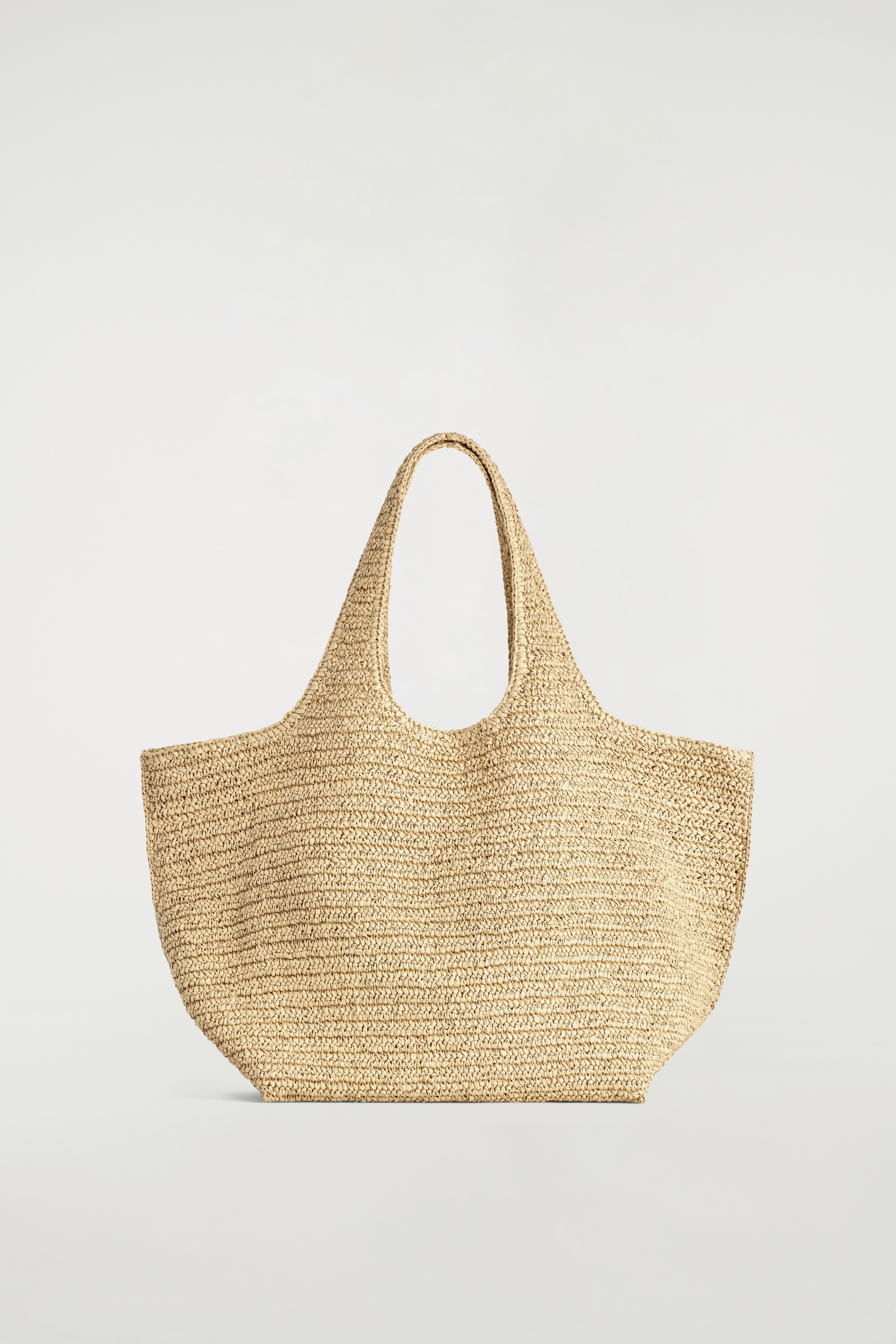 SCULPTED TOTE BAG - PAPER - BEIGE