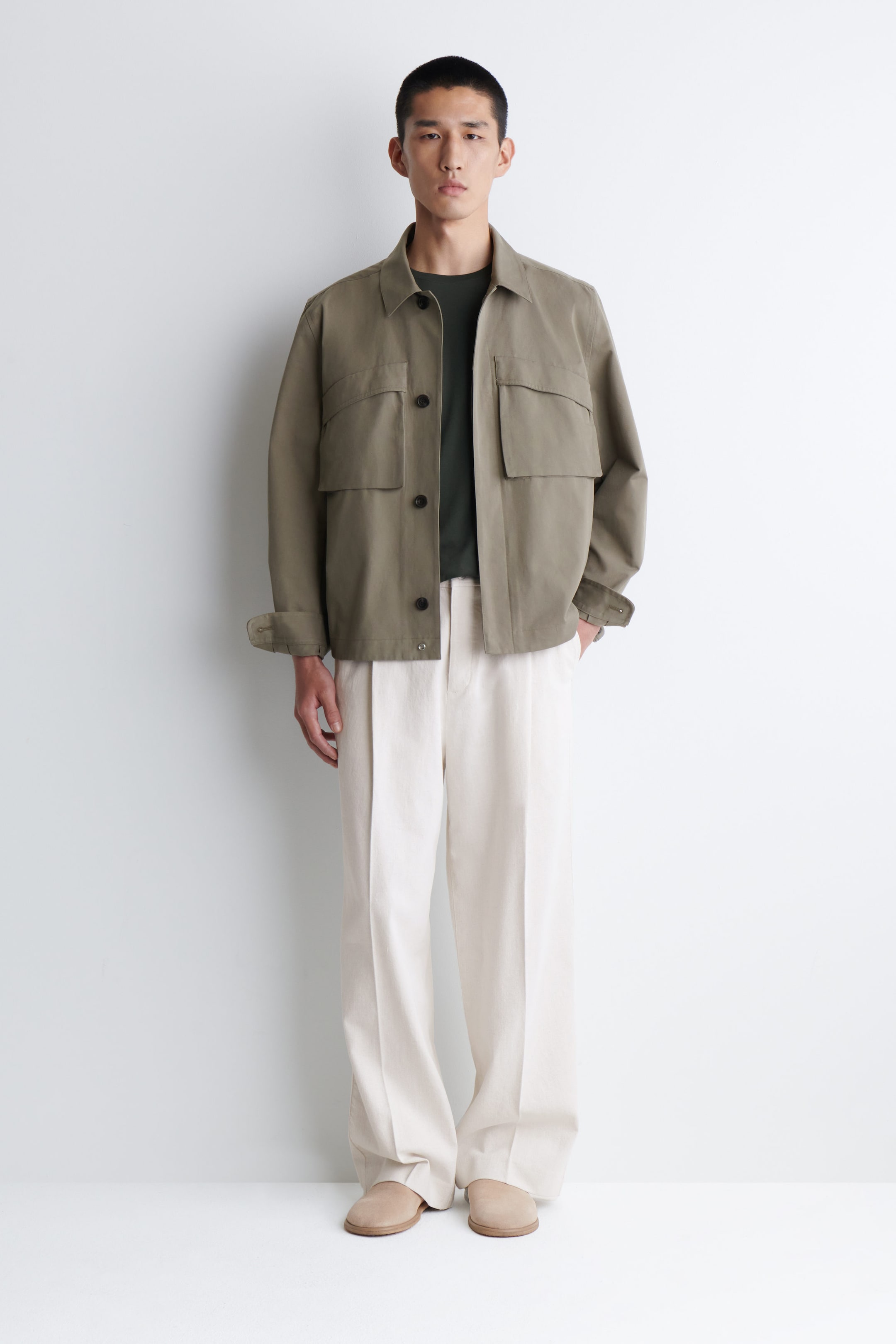 T-SHIRT GIROCOLLO IN COTONE