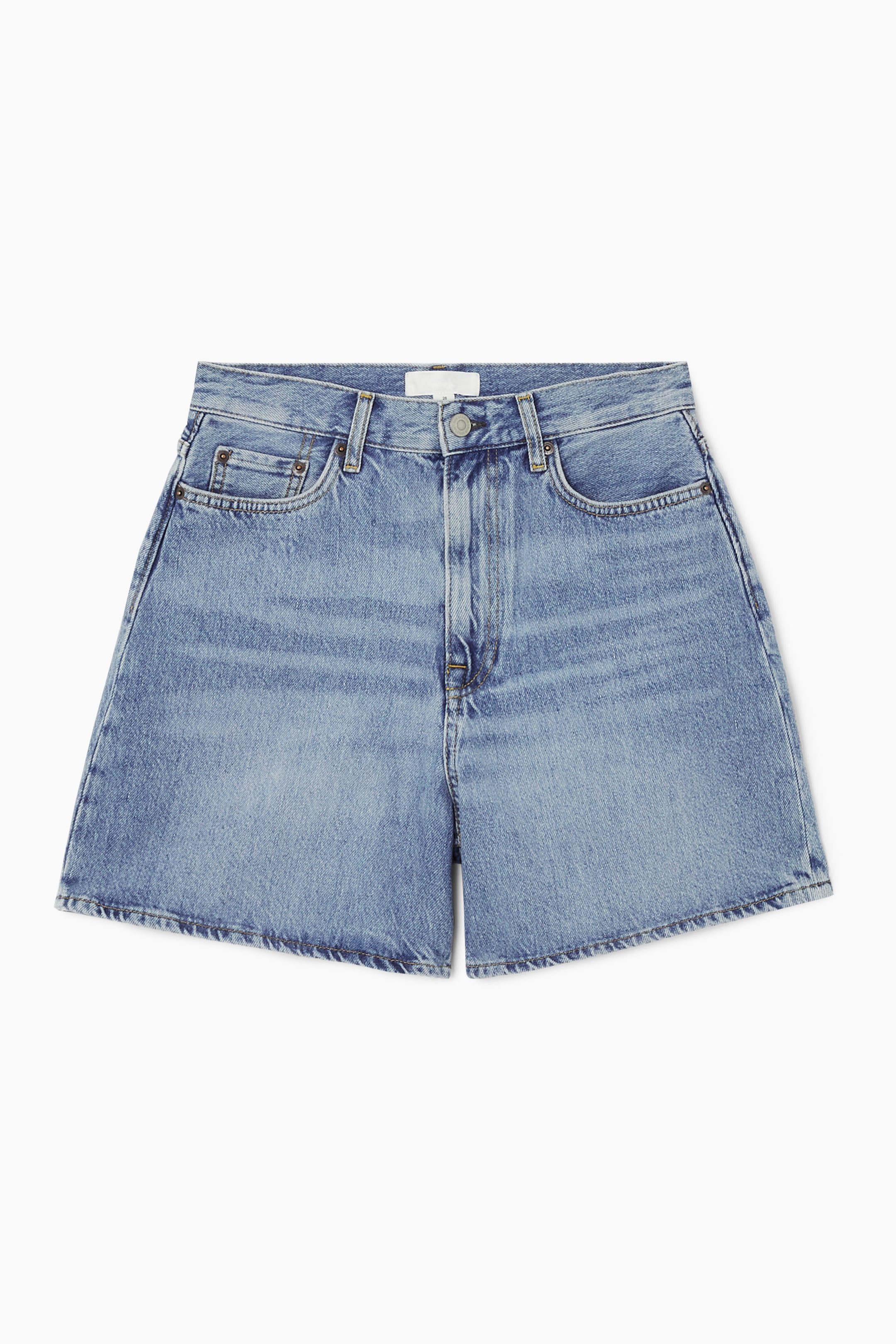 Ingrandisci l'immagine: HIGH-RISE DENIM SHORTS - LIGHT BLUE - DONNA | H&M CH 1