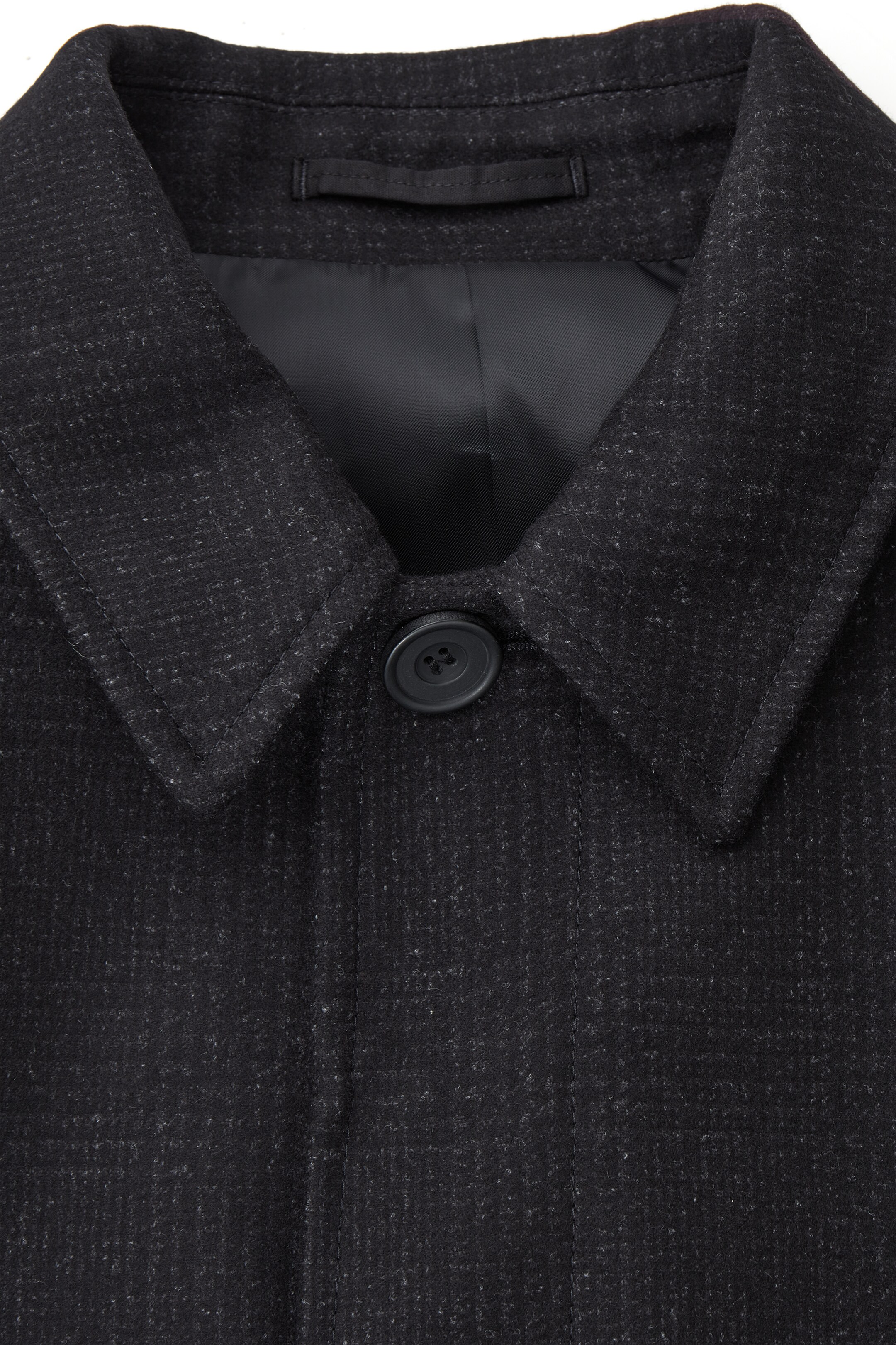 Ingrandisci l'immagine: CHECKED FELTED-WOOL CAR COAT - NAVY / CHECKED - UOMO | H&M CH 4