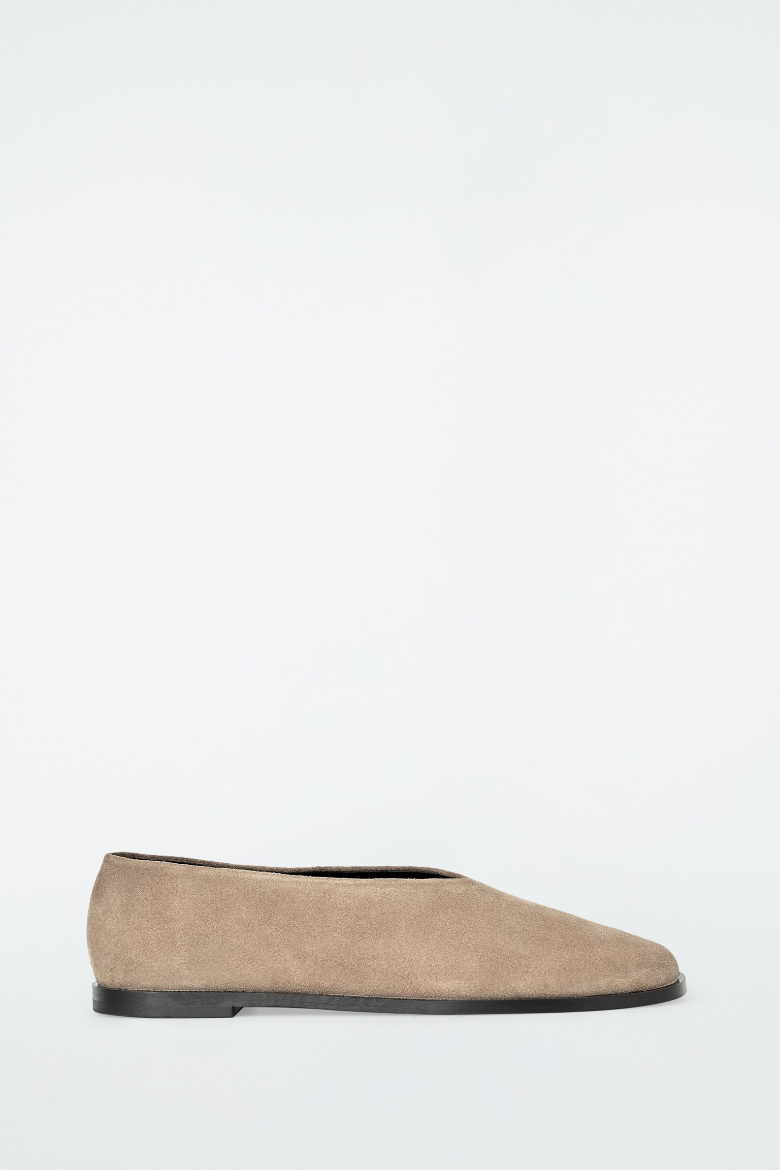 BALLERINES EN DAIM - BEIGE - 2