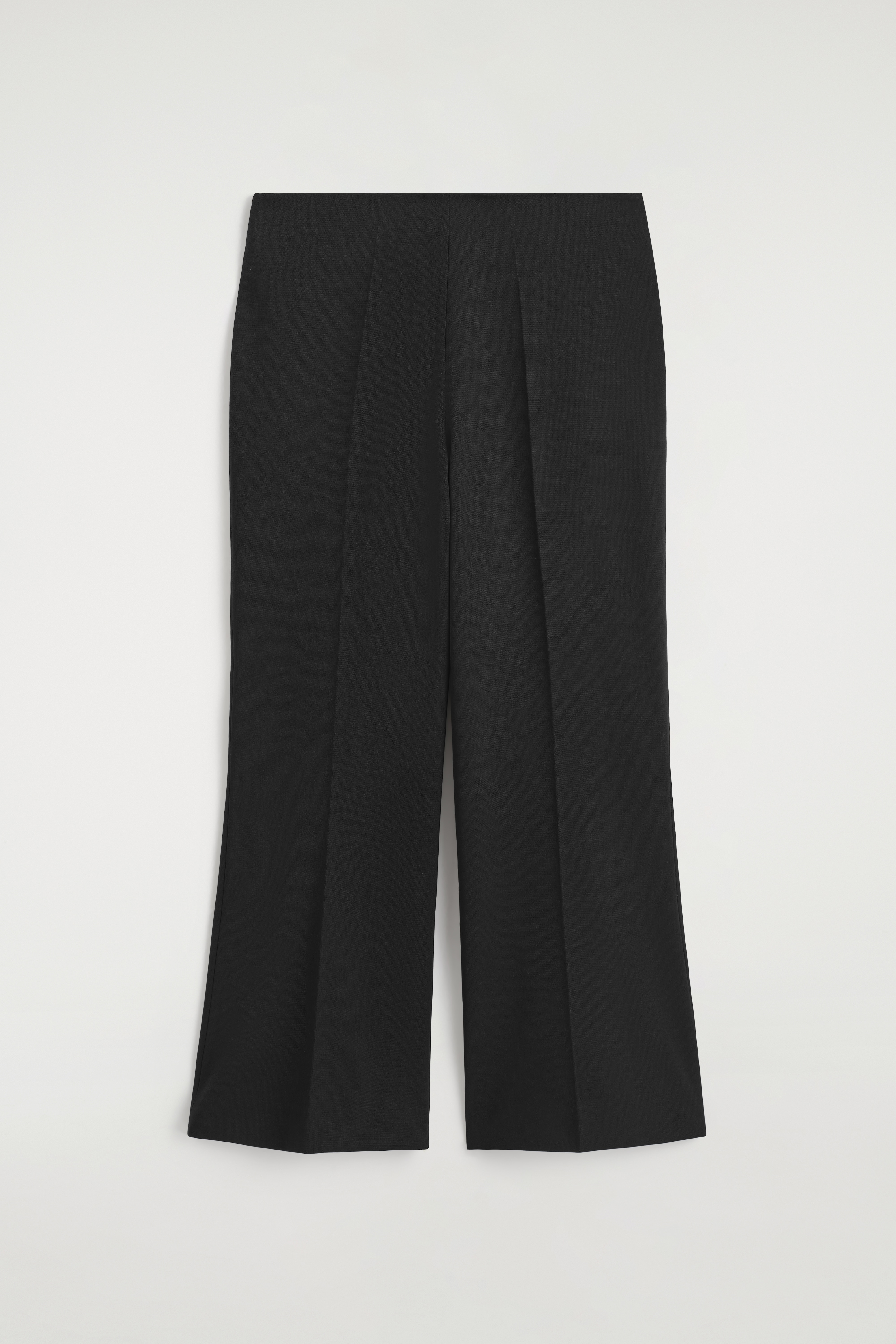 PANTALÓN FLARE CROPPED - NEGRO