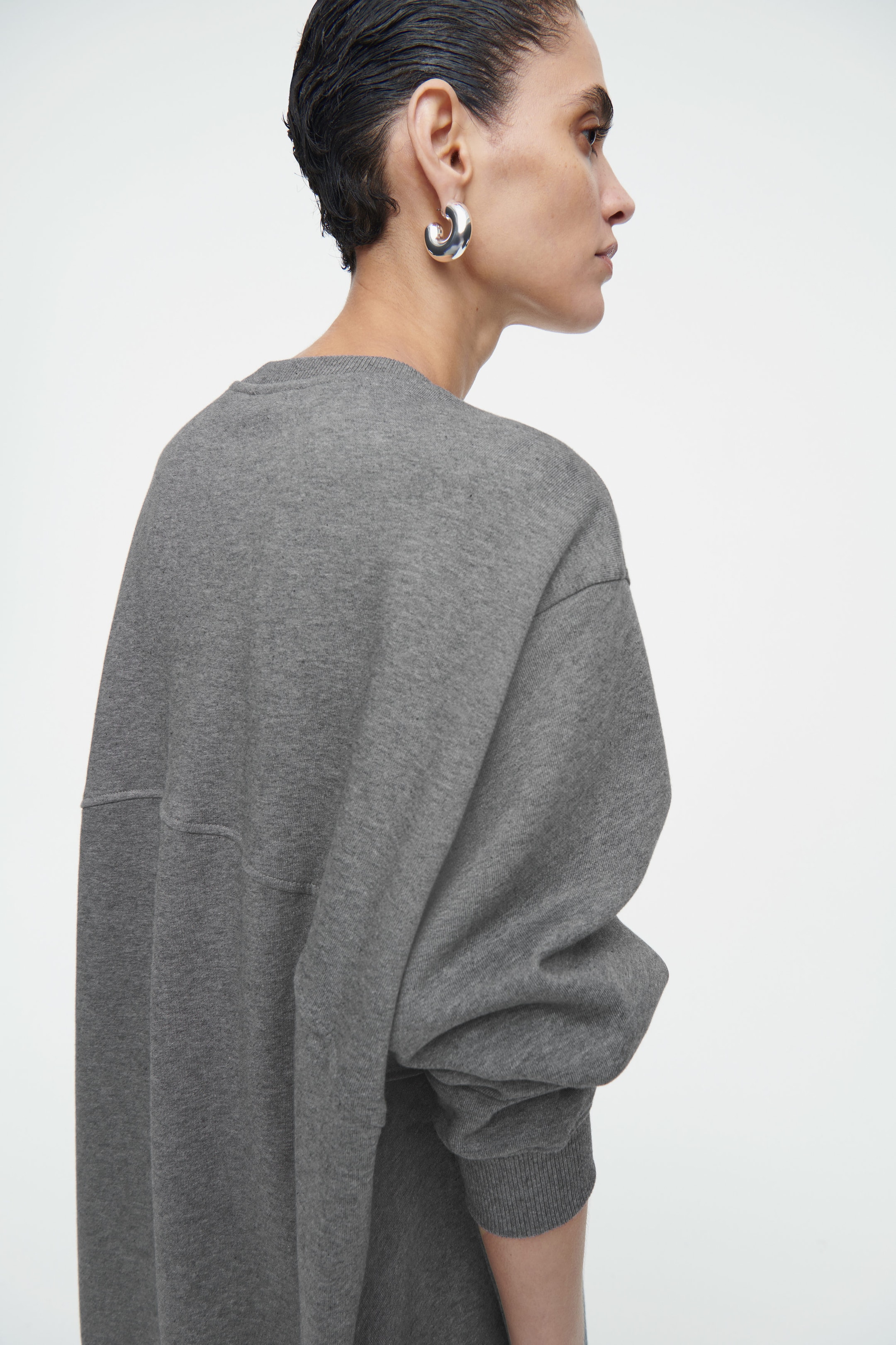 ROBE-SWEAT MIDI OVERSIZE