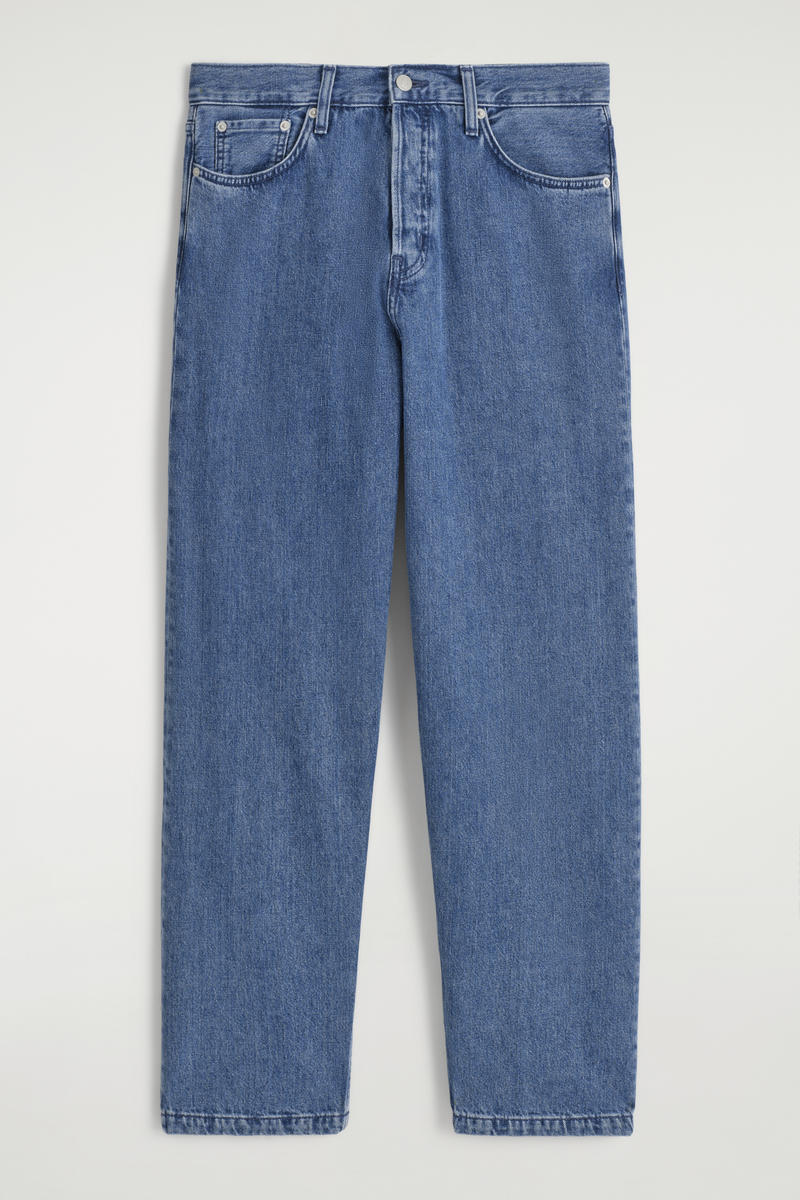 Cos Dome Straight-leg Jeans In Blue