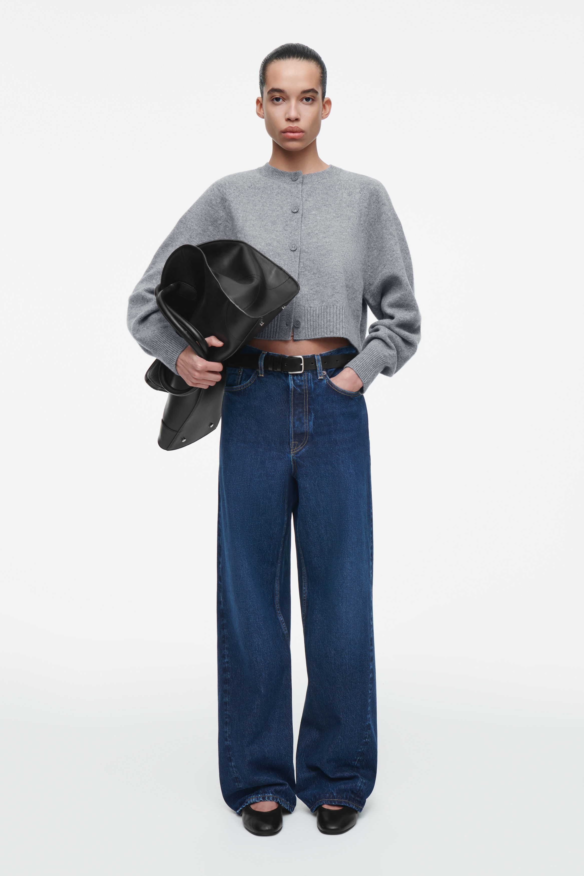 トップス COS CROPPED WOOL CARDIGAN COS Cropped Wool Cardigan | endource