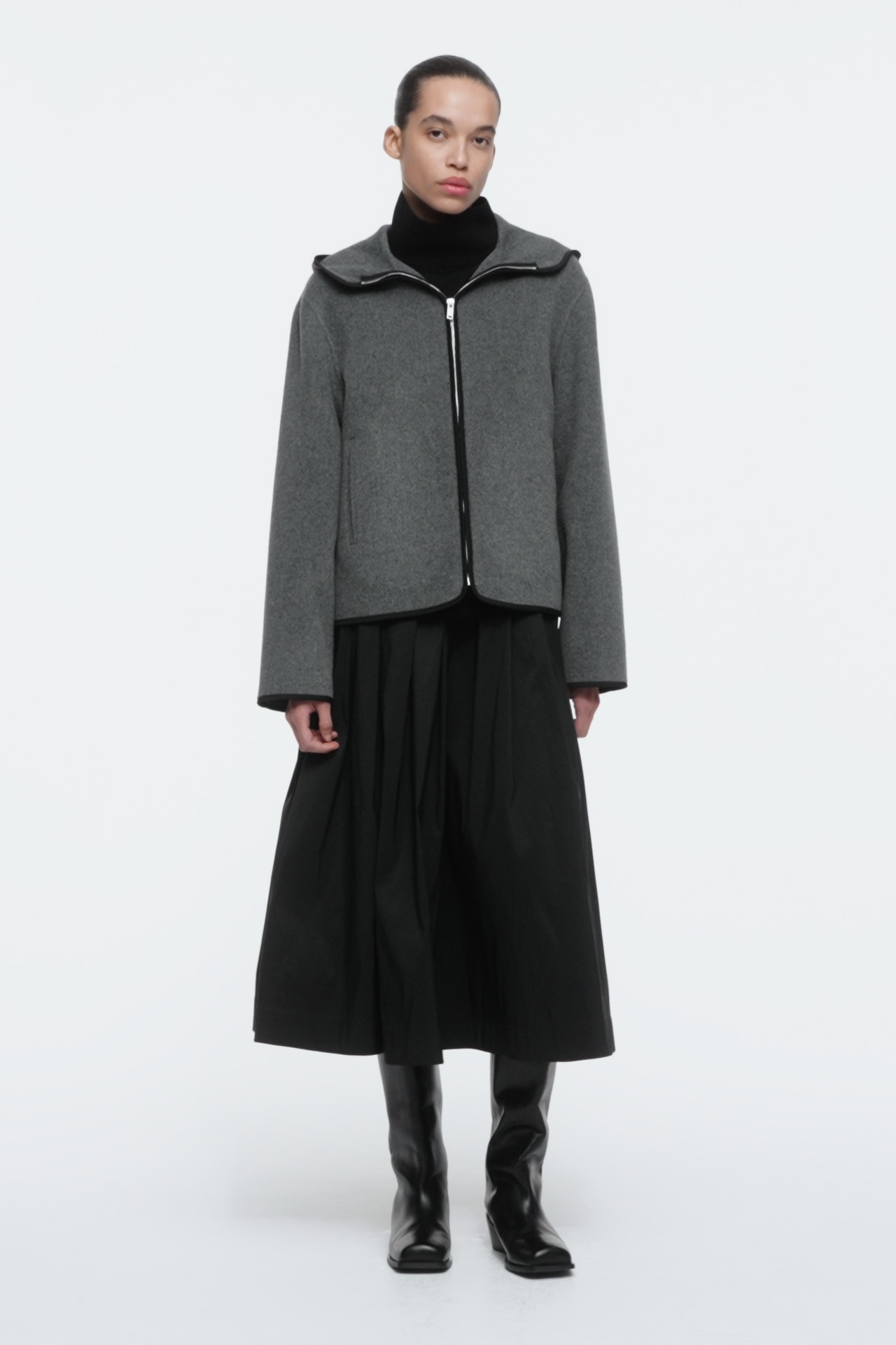 ジャケット・アウター SOFT WOOL TAILOR COAT NAW59473430SGLB999-37.jpg