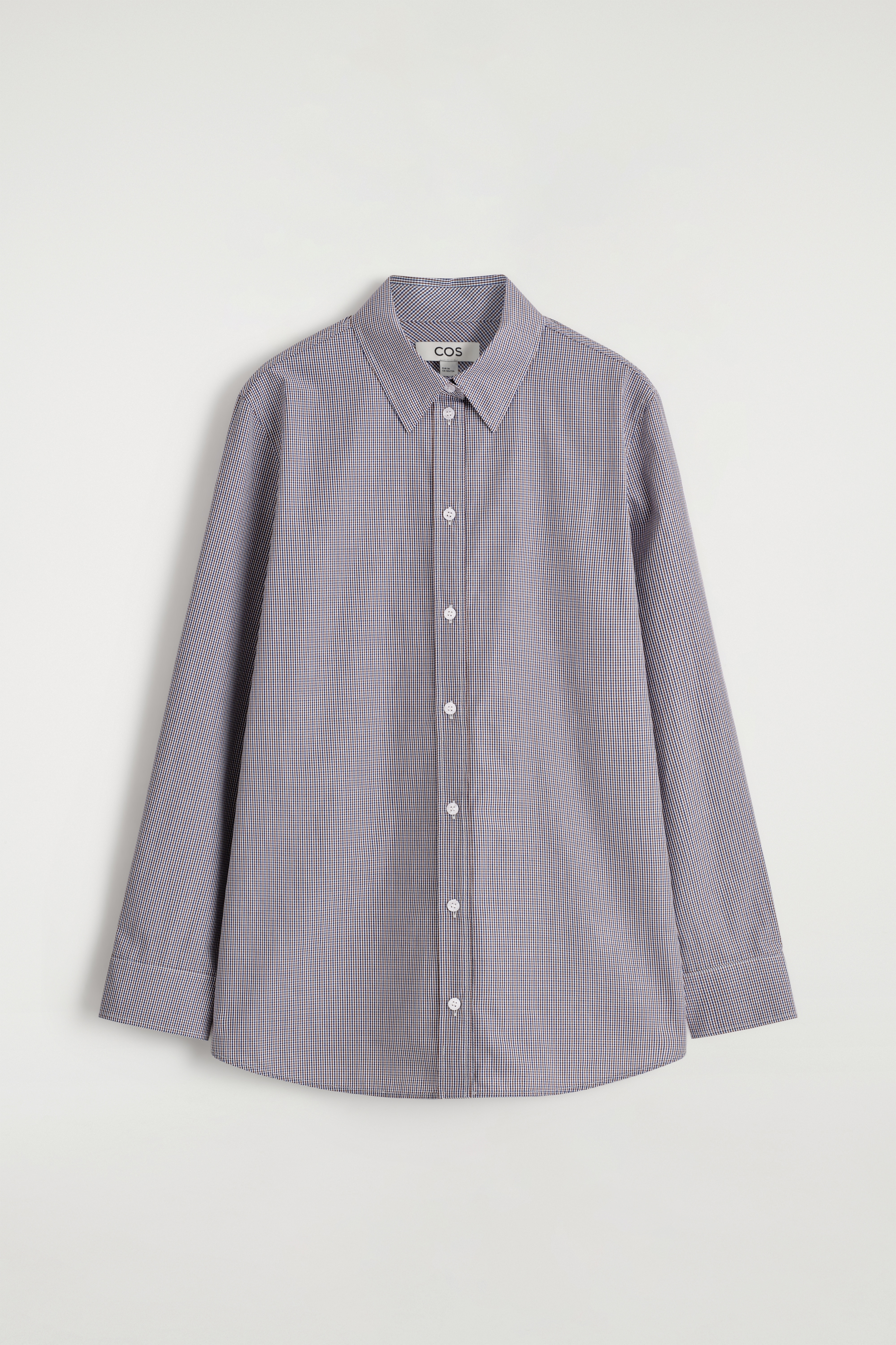 CAMISA DE ALGODÃO VICHY - BRANCO / AZUL / XADREZADO/Azul / Bege / Vichy