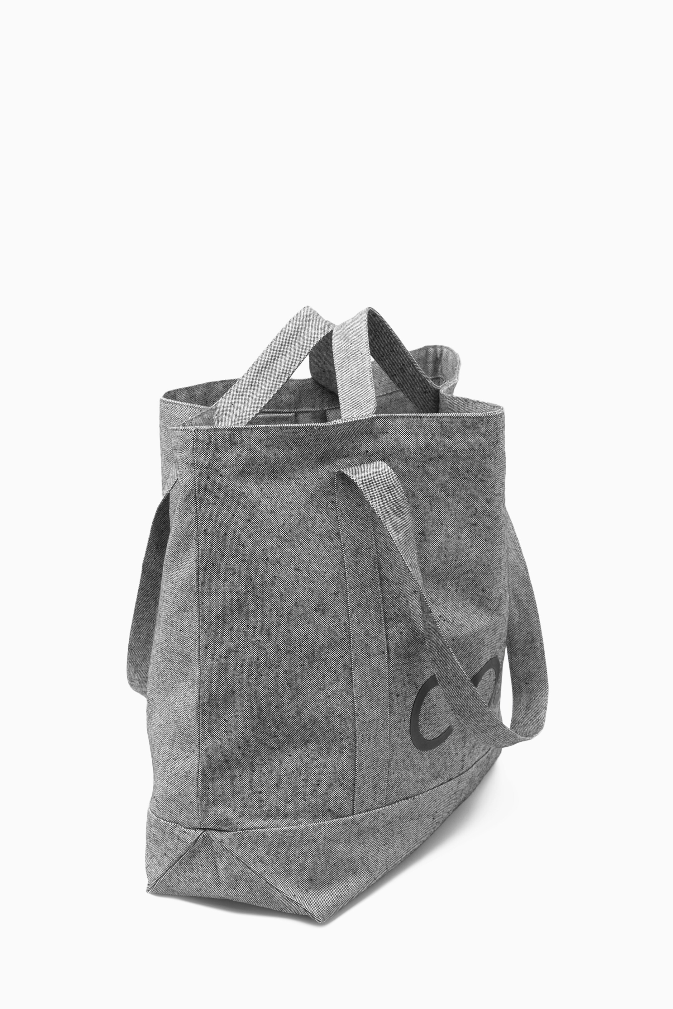 View larger image: COS UTILITY TOTE BAG - CANVAS - DARK GREY - Men | H&M GB 2