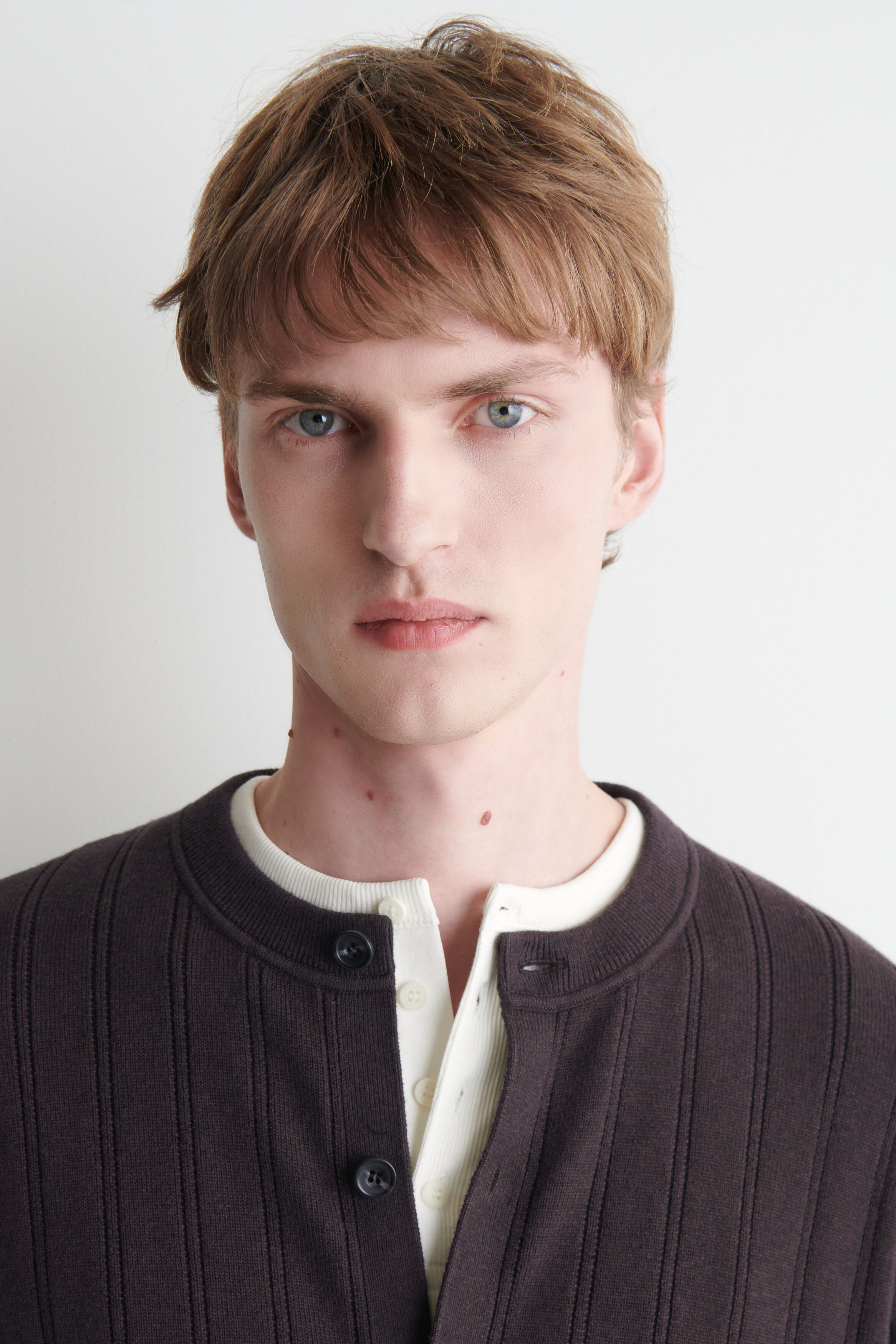 RIBBED WOOL-COTTON CARDIGAN - thumbnail 5