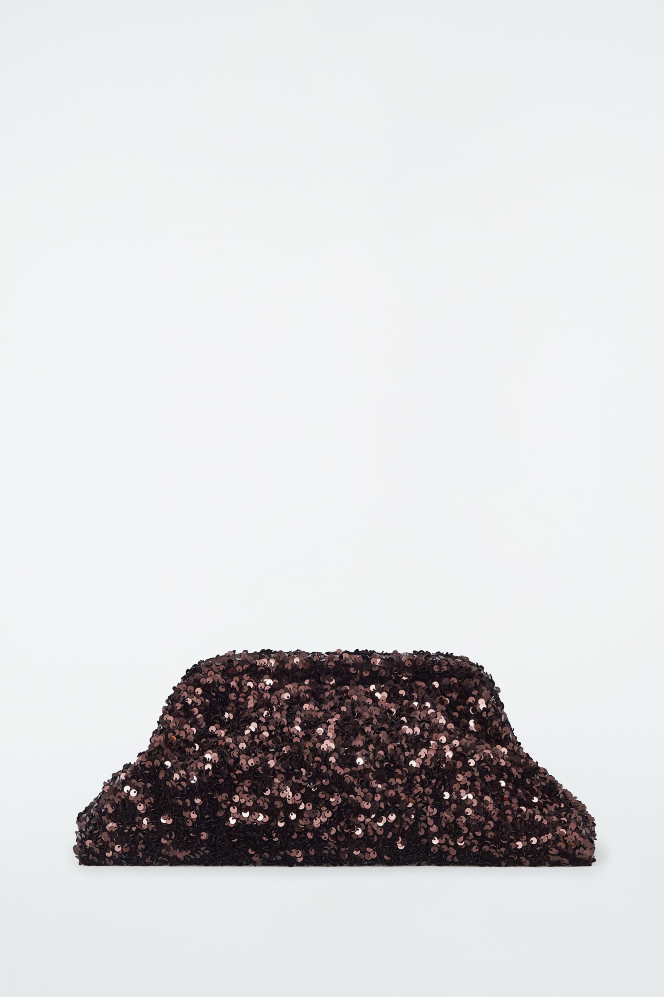 View larger image: OVERSIZED SEQUINNED FRAMED CLUTCH BAG - CHOCOLATE - Ladies | H&M GB 1