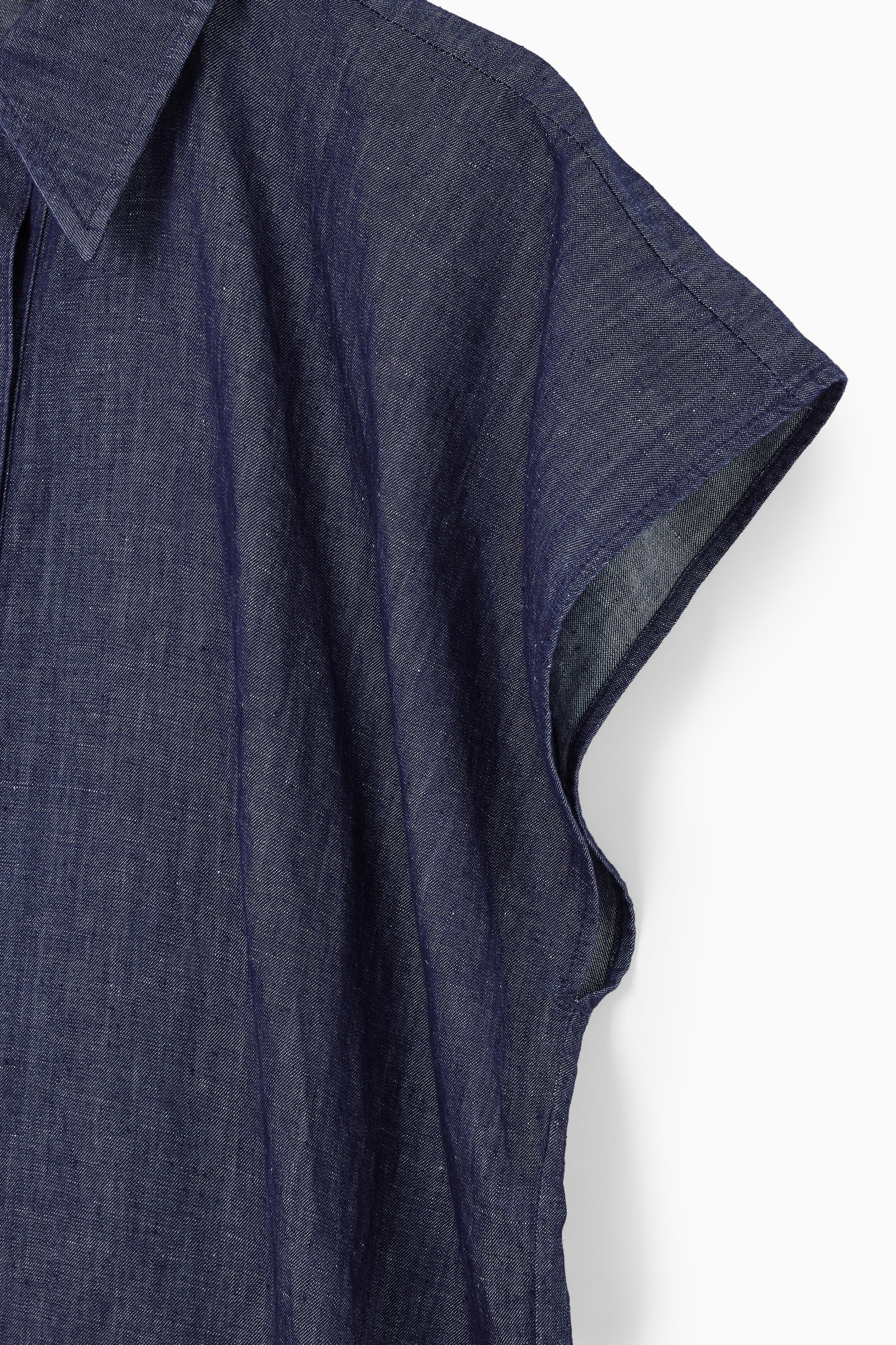 Ingrandisci l'immagine: OVERSIZED DENIM MIDI SHIRT DRESS - INDIGO - DONNA | H&M CH 2
