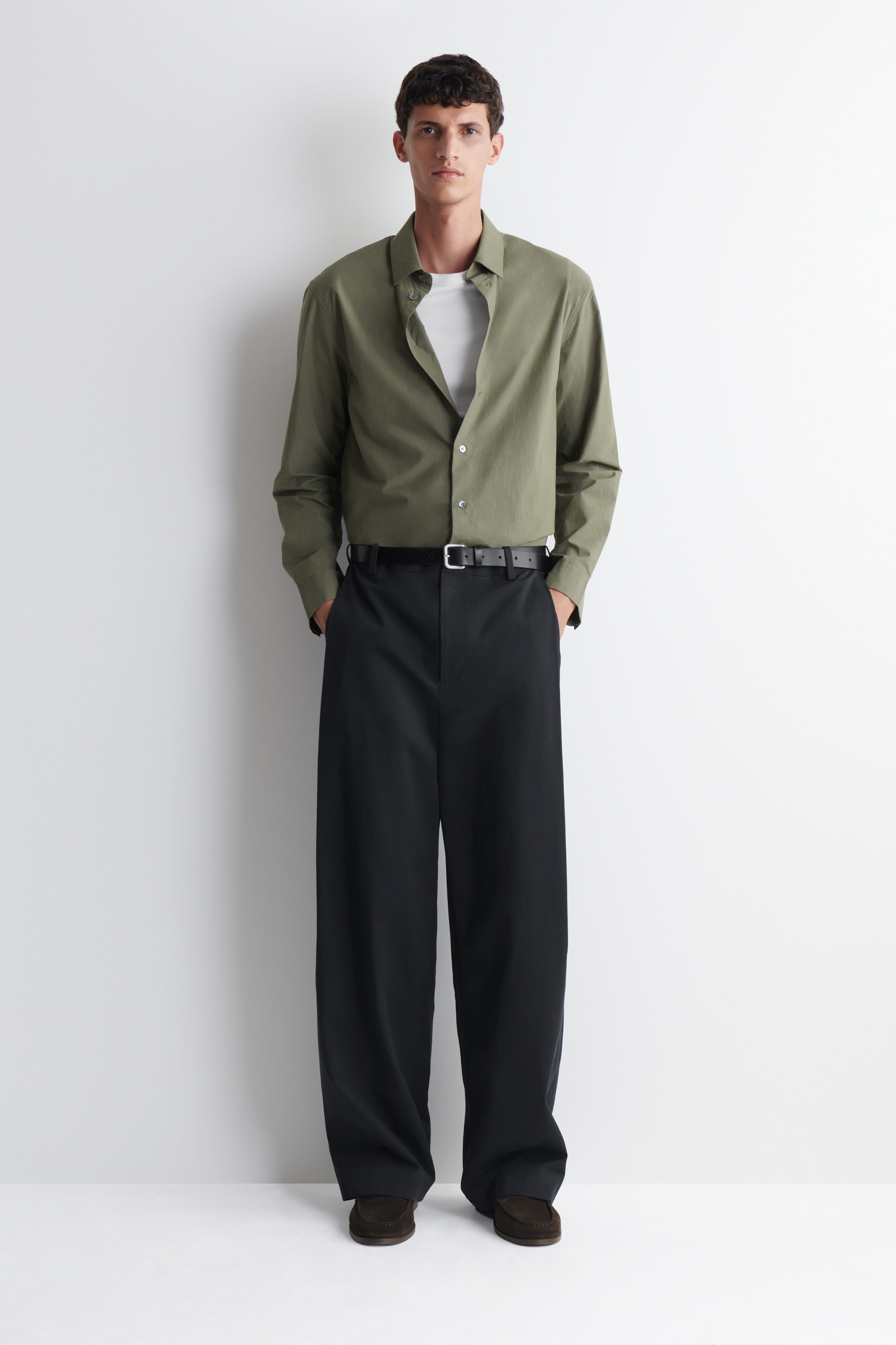 RELAXED PIMA COTTON POPLIN SHIRT - thumbnail 7