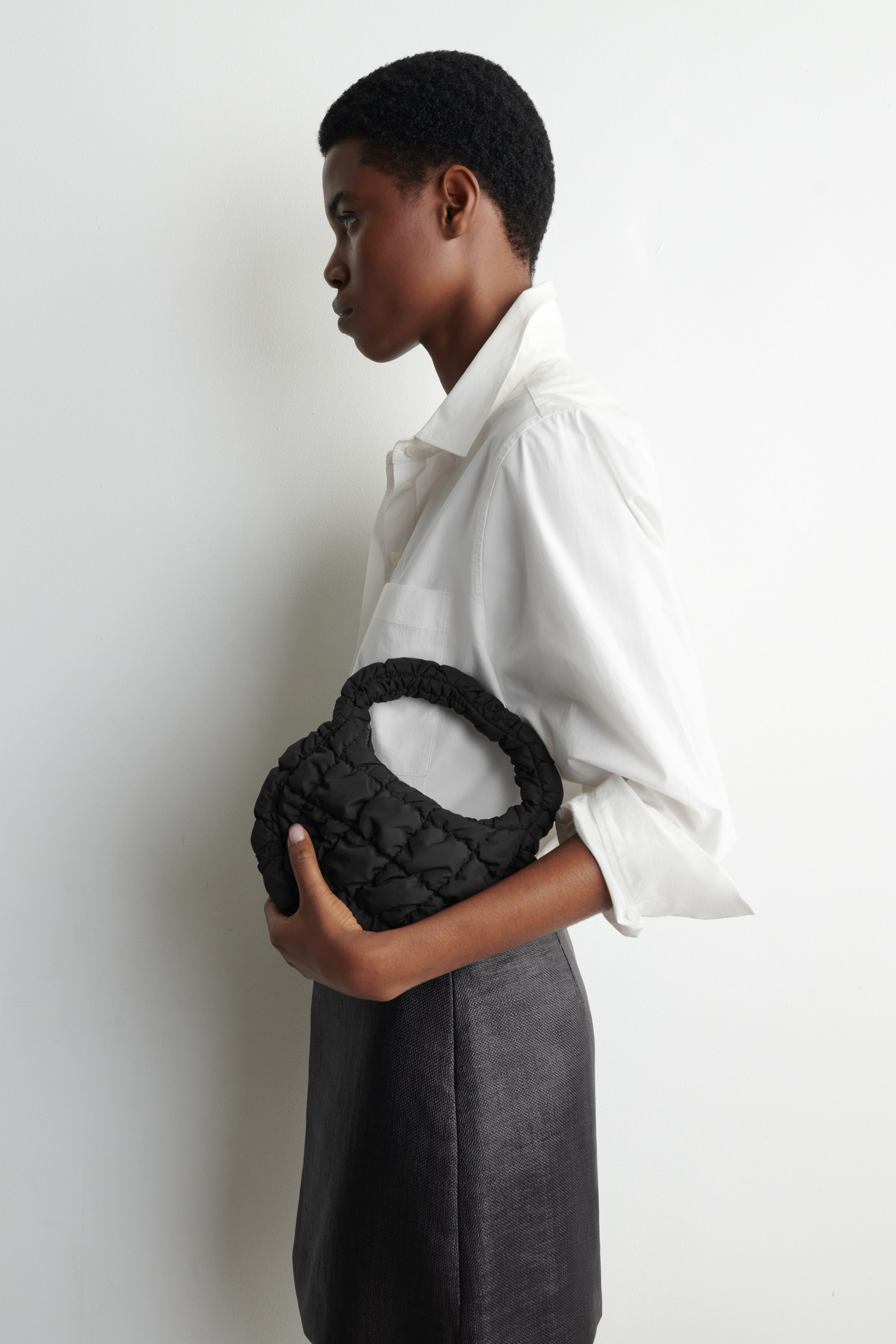 QUILTED MICRO BAG - BLACK | COS US