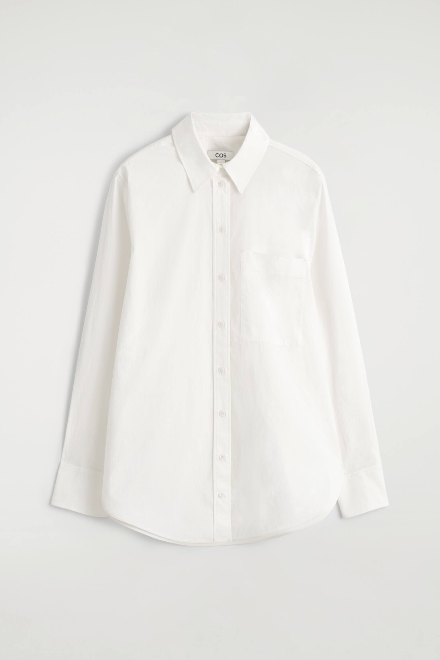 ELEGANTES HEMD AUS PIMA-BAUMWOLLE - WEISS/DUNKELBRAUN/WEISS - 2