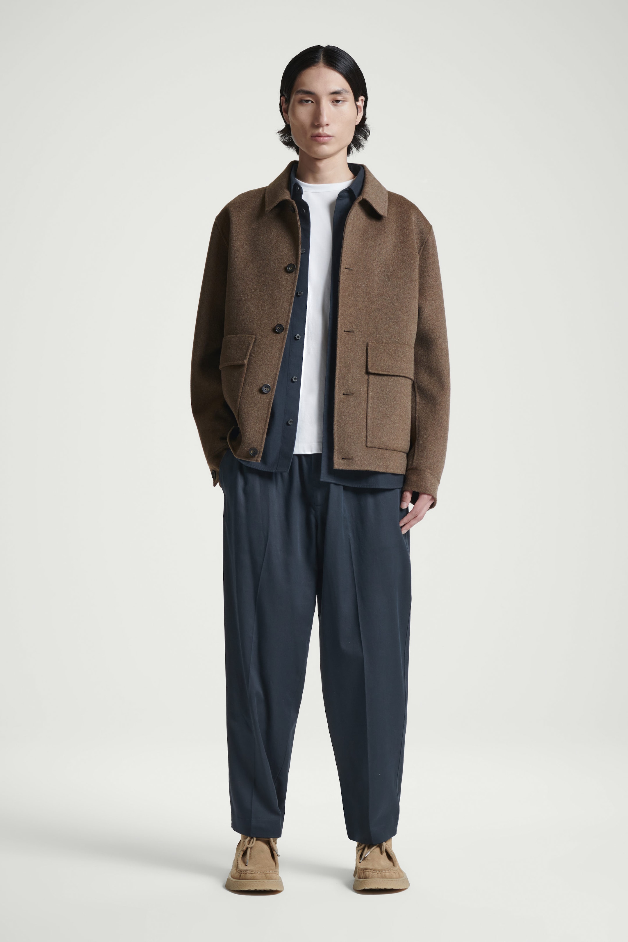 TAPERED ELASTICATED PANTS