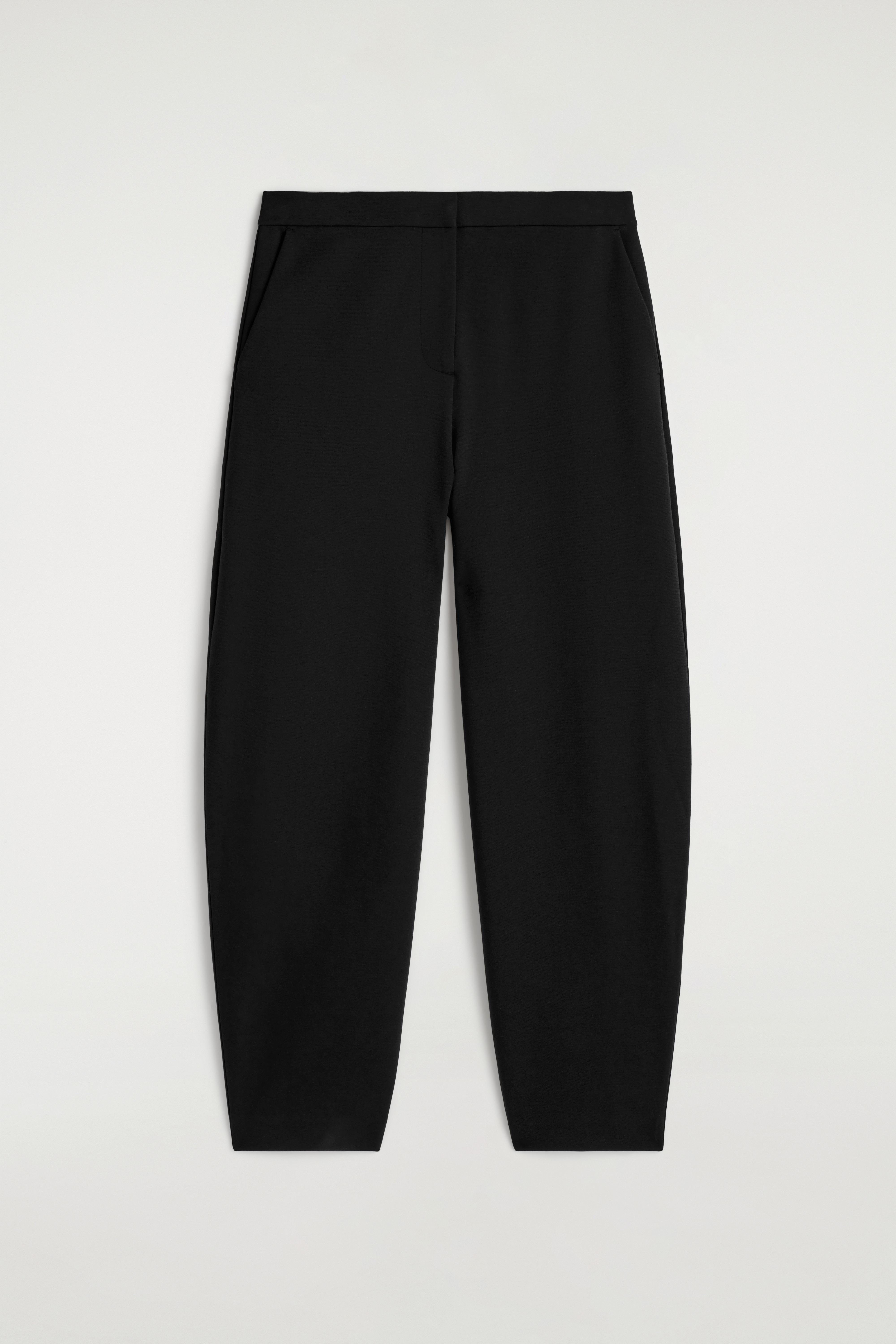 Jerseykankaiset tulppaanihousut - Musta