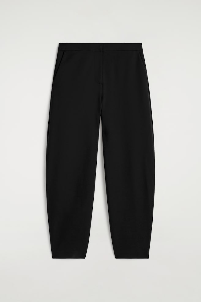 TULPENHOSE AUS JERSEY - SCHWARZ - 1