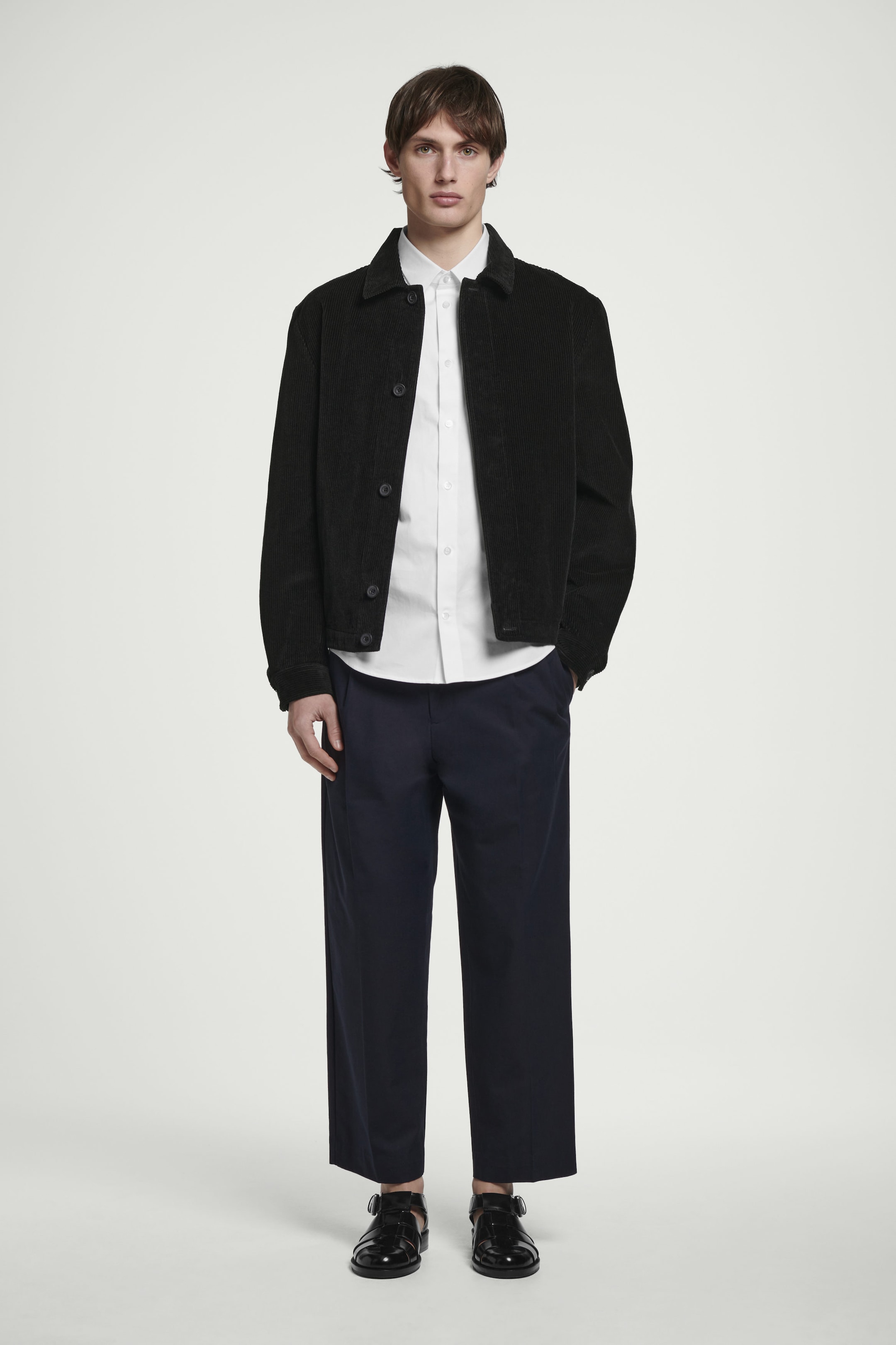 RELAXED COTTON CORDUROY OVERSHIRT