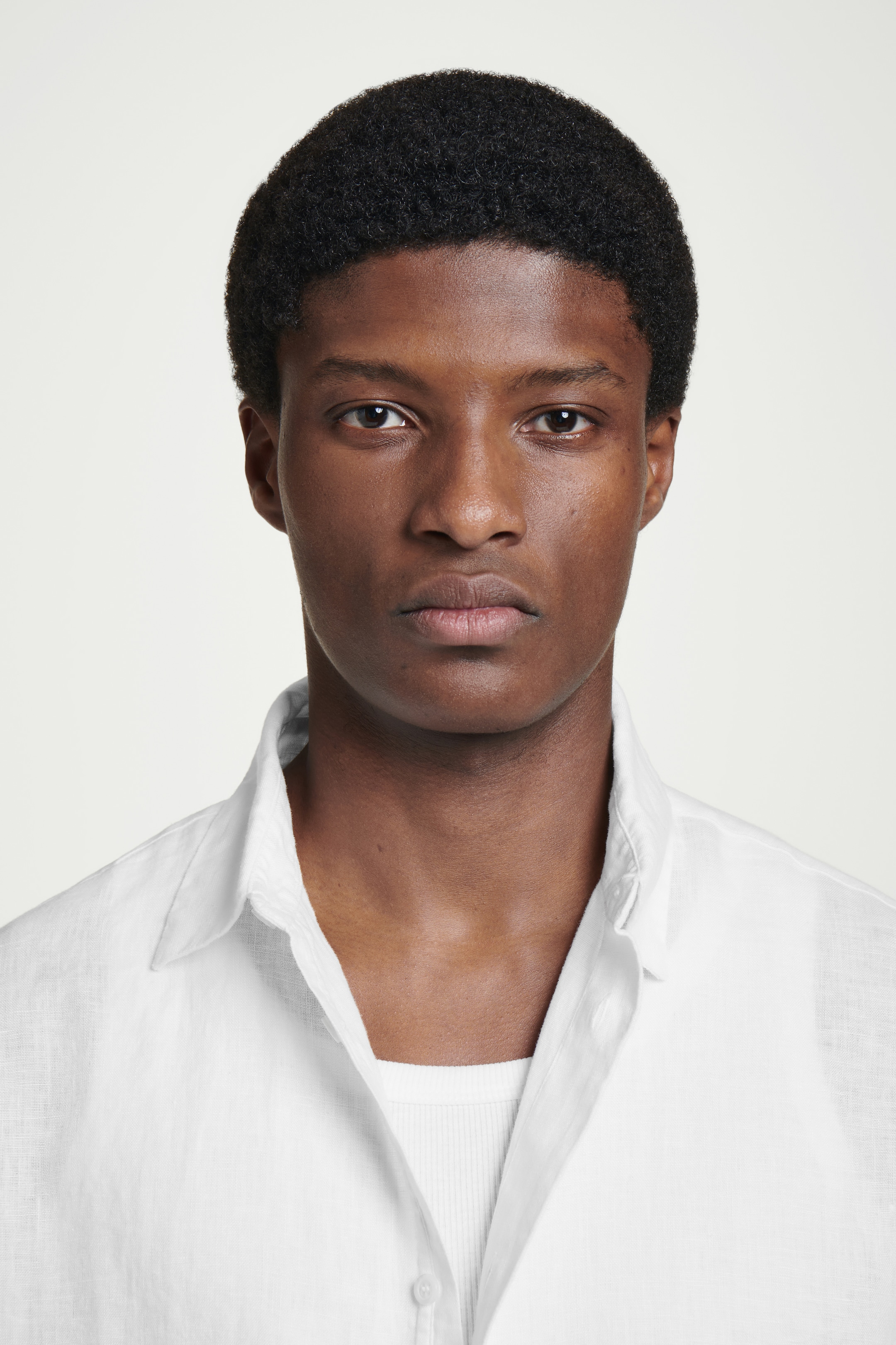 Ingrandisci l'immagine: RELAXED LINEN SHIRT - WHITE - UOMO | H&M CH 5
