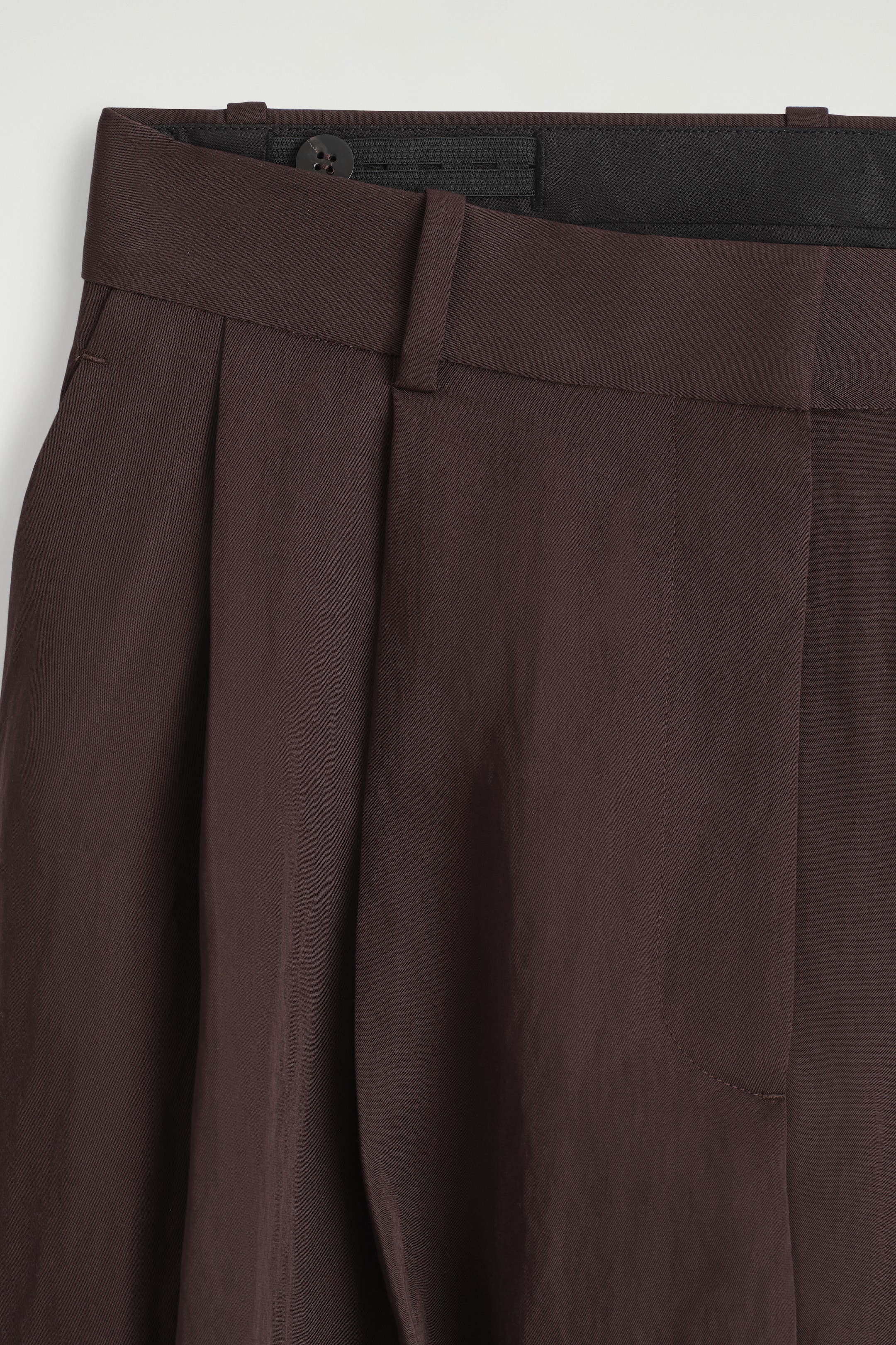 Grösseres Bild ansehen: LOCKERE, FLIESSENDE HOSE MIT WEITEM BEIN - BURGUNDERROT - DAMEN | H&M CH 6