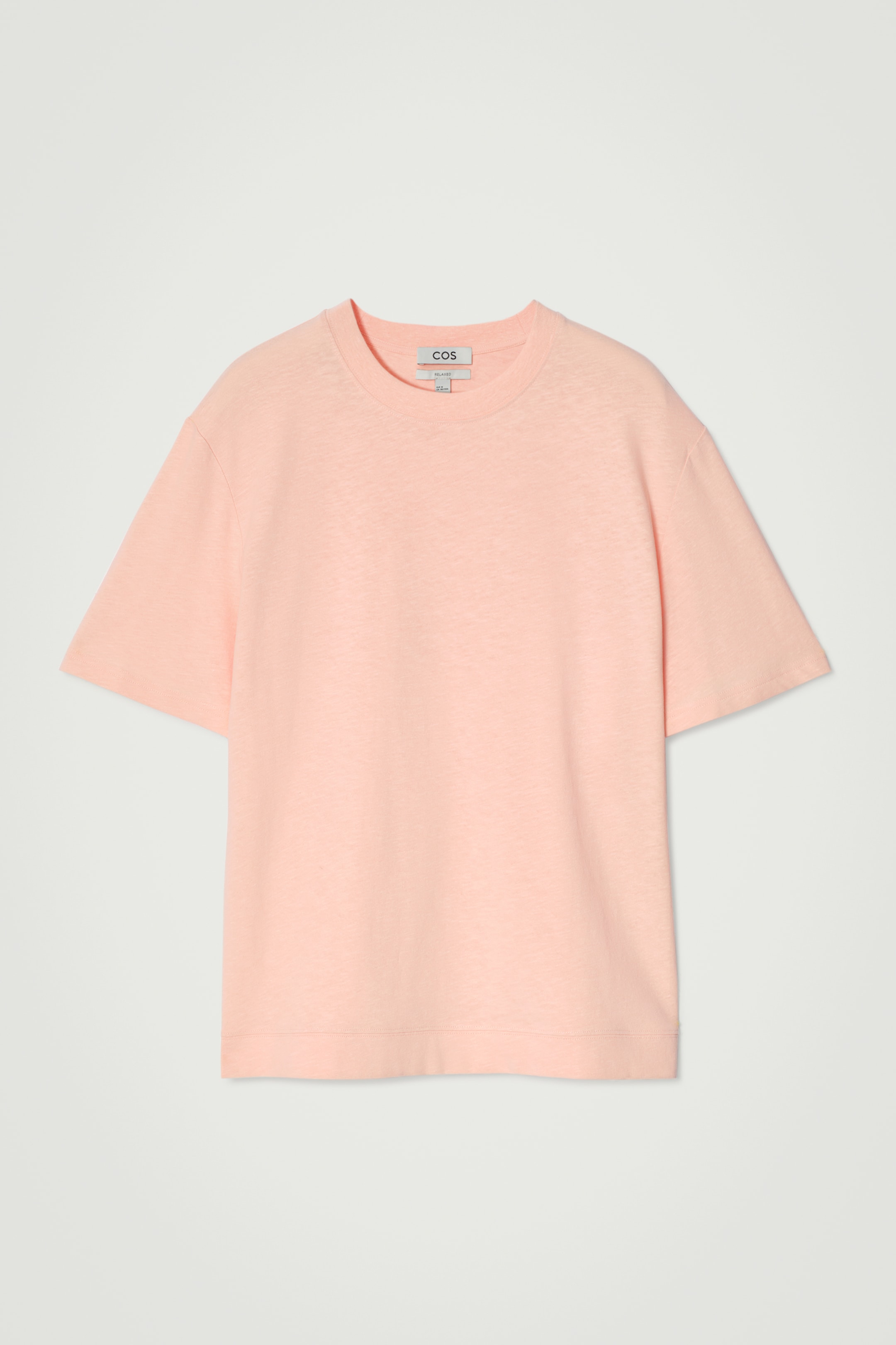 Visualizza immagine più grande: T-SHIRT IN COTONE E LINO FIAMMATO TAGLIO RILASSATO - ALBICOCCA - UOMO | H&M IT 6