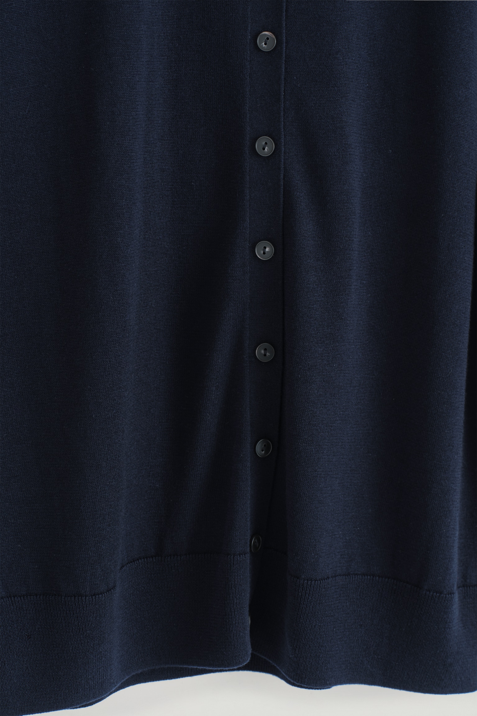 ПОЛО КАРДИГАН ОТ МЕРИНОСОВА ВЪЛНА - ТЪМНО СИНЬО/ЧЕРВЕНО/СИВО МЕЛАНЖ - 4