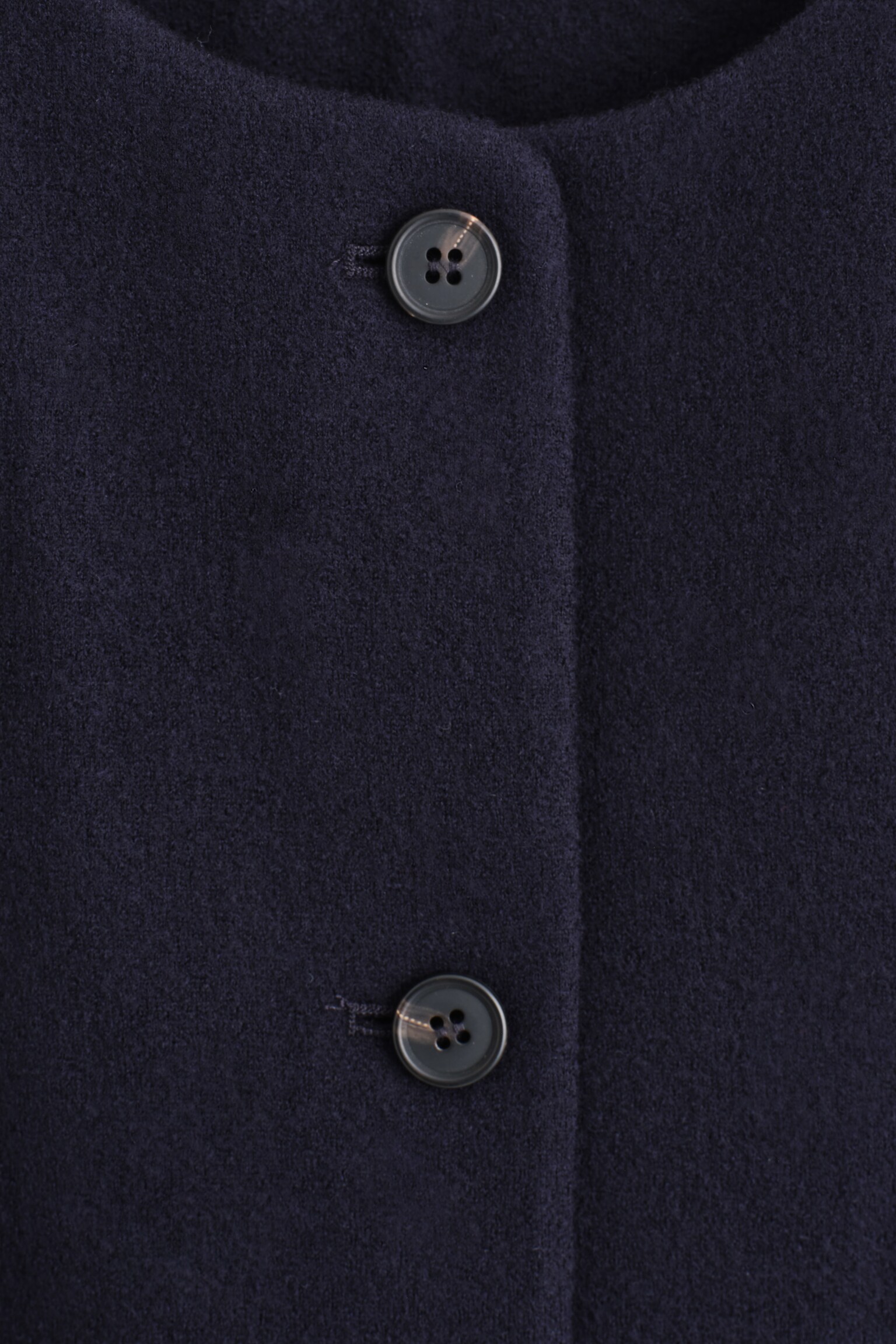 WESTE AUS GEKOCHTER MERINOWOLLE - NAVYBLAU - 6