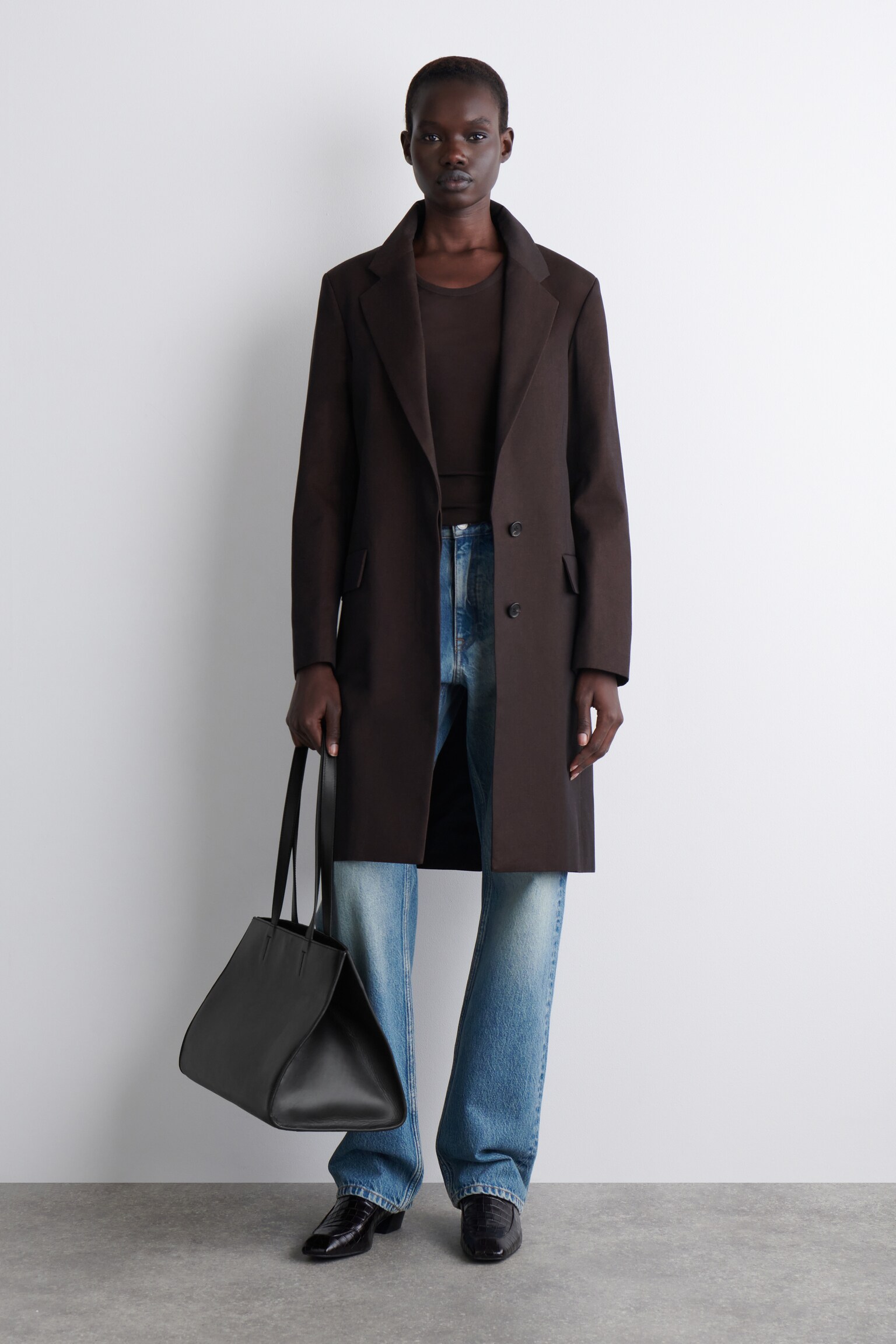 SAC CABAS GALLERY - CUIR - NOIR - 3