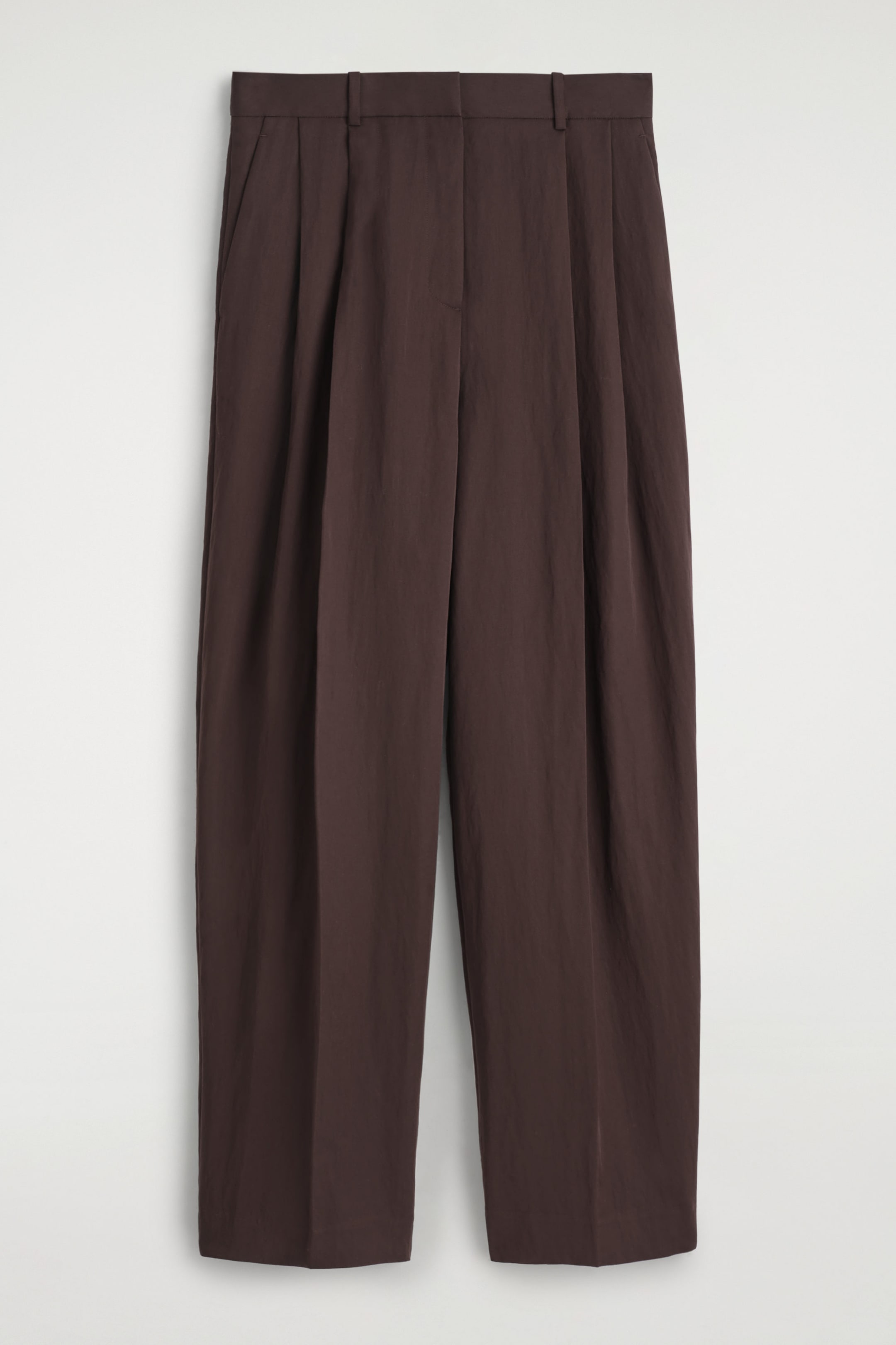 RELAXED FLUID WIDE-LEG PANTS