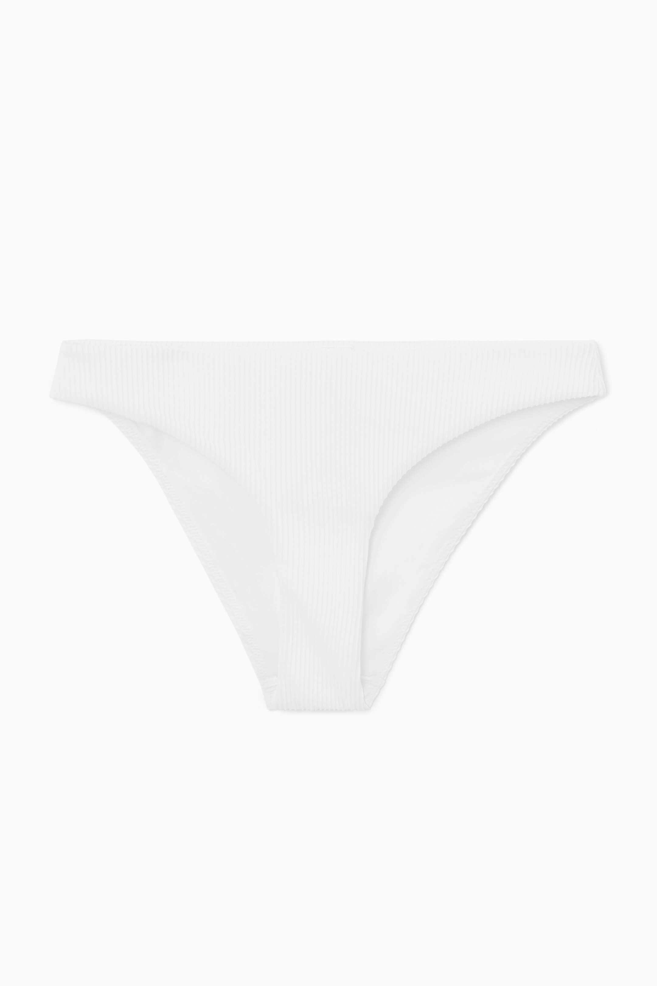 View larger image: RIBBED BIKINI BRIEFS - WHITE - Ladies | H&M GB 1