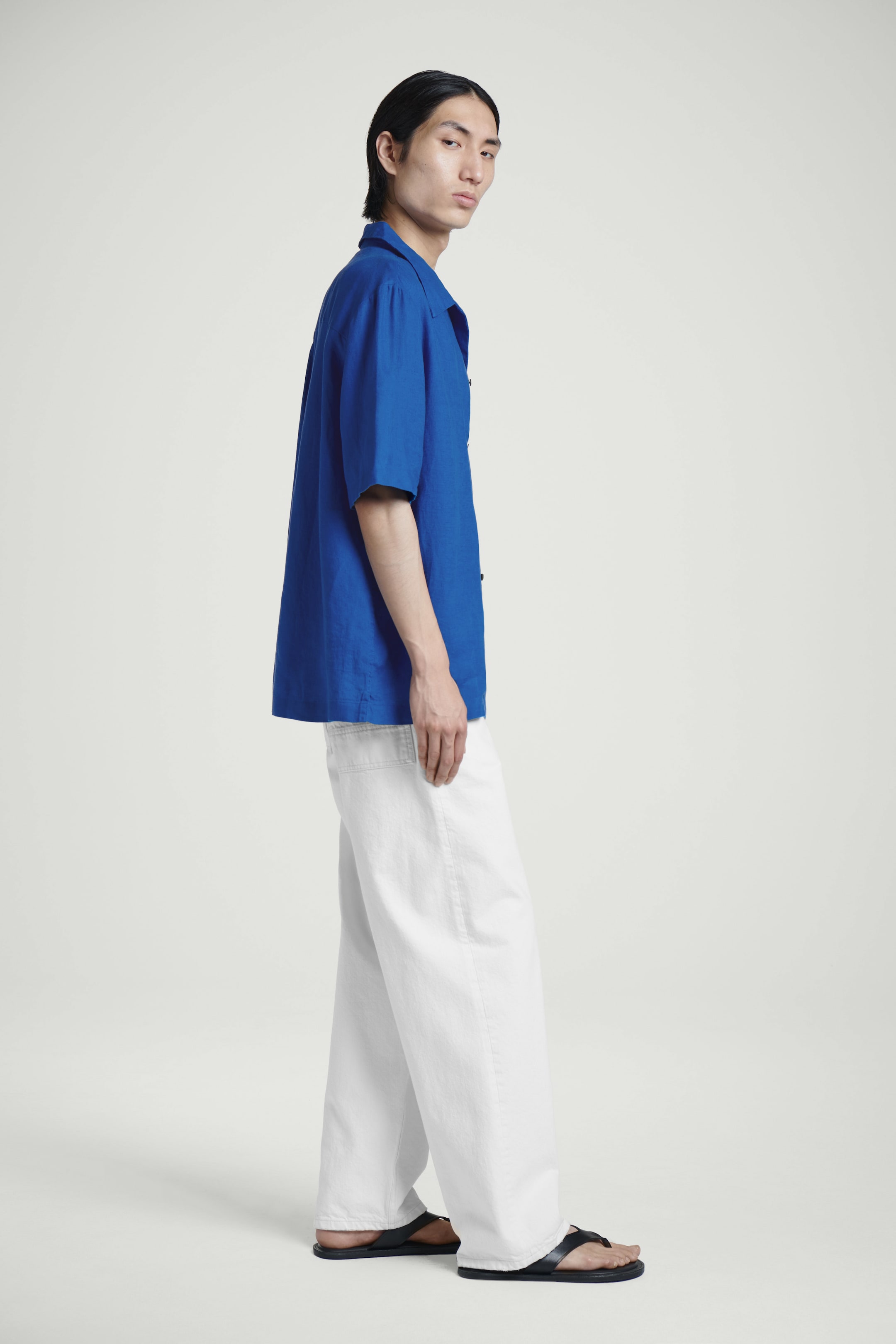 Agrandir l'image: CHEMISE À COL CUBAIN - BLEU COBALT - HOMME | H&M CH 5