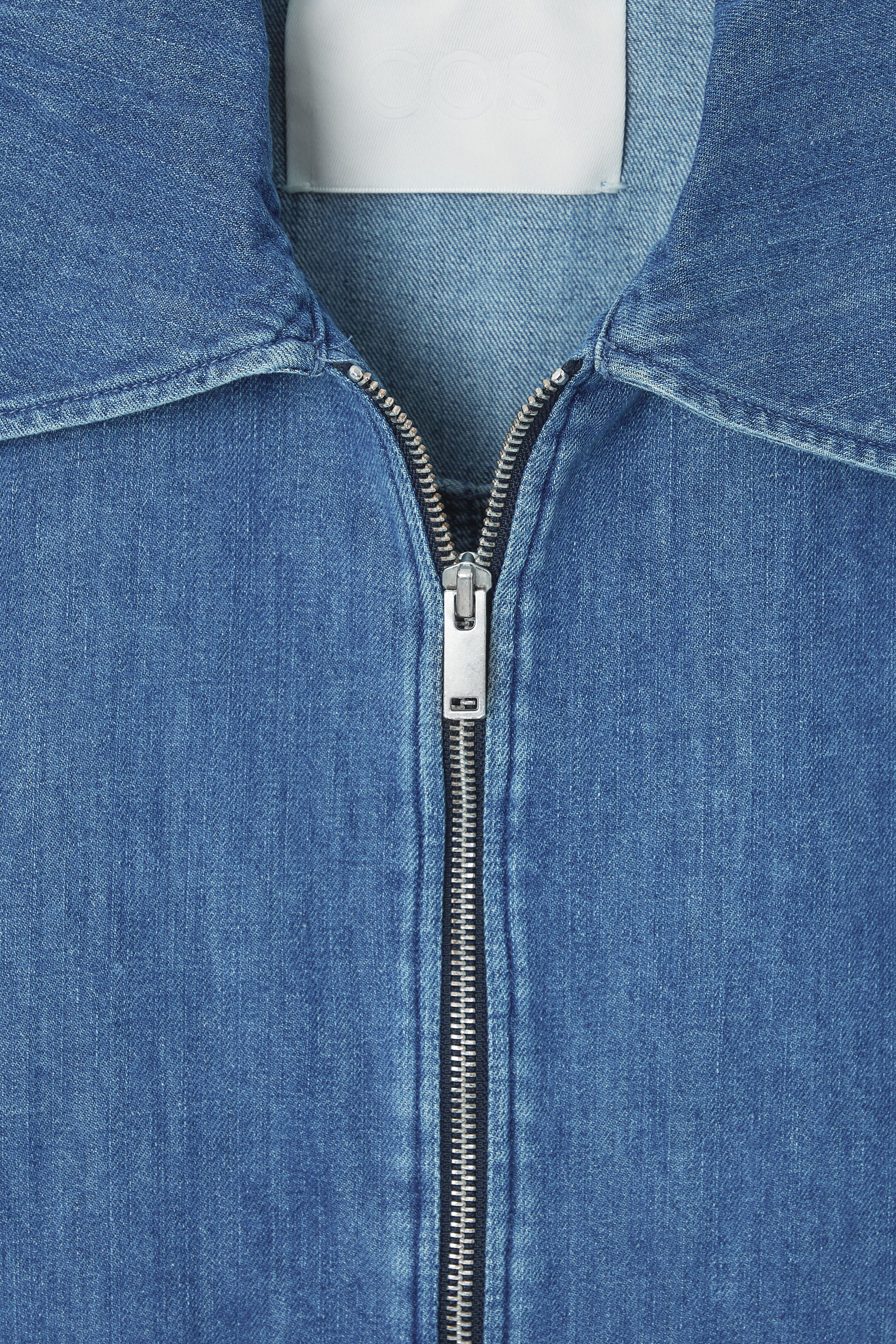 View larger image: OVERSIZED ZIP-UP DENIM JACKET - BLUE - Ladies | H&M GB 2