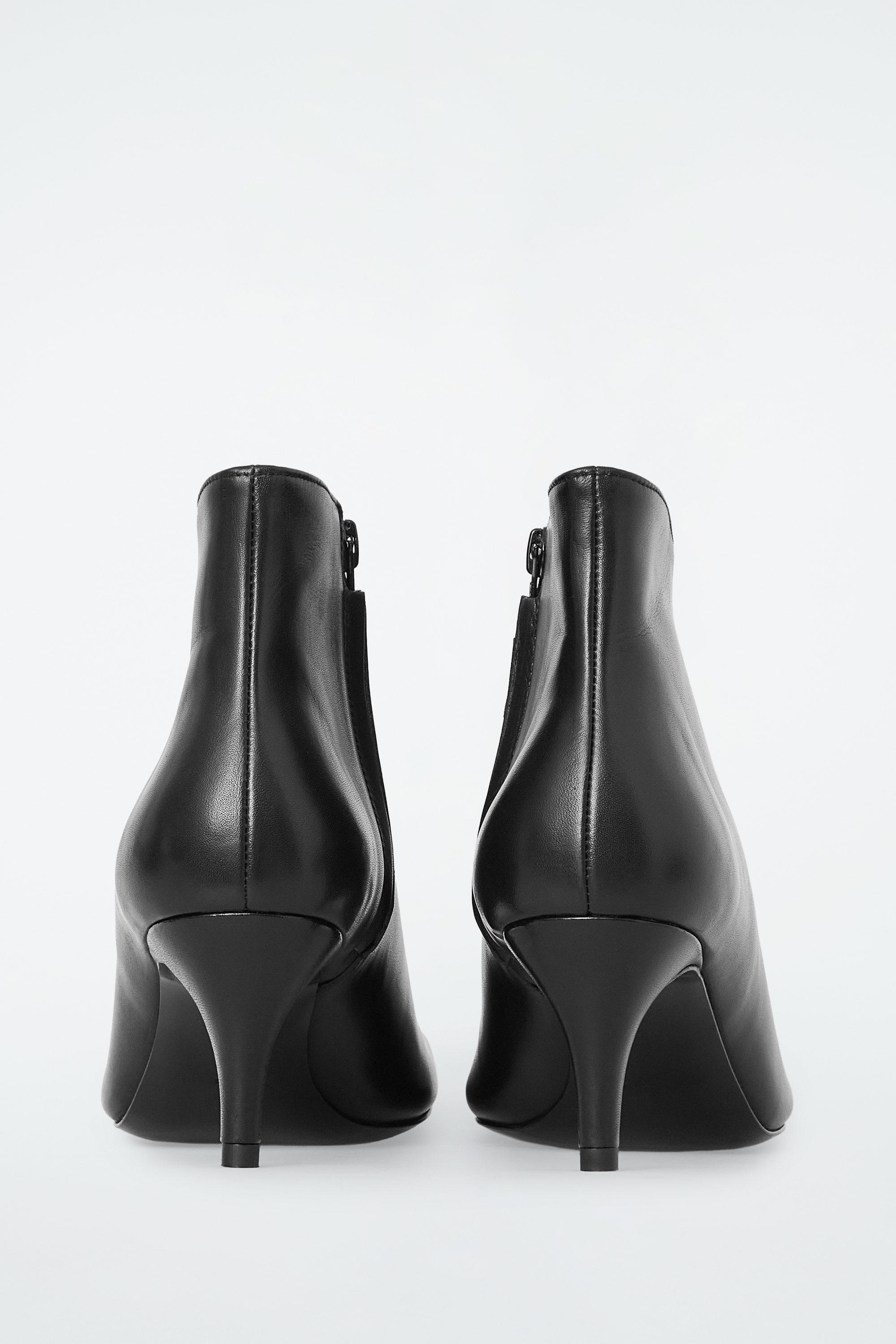 m&s black patent boots
