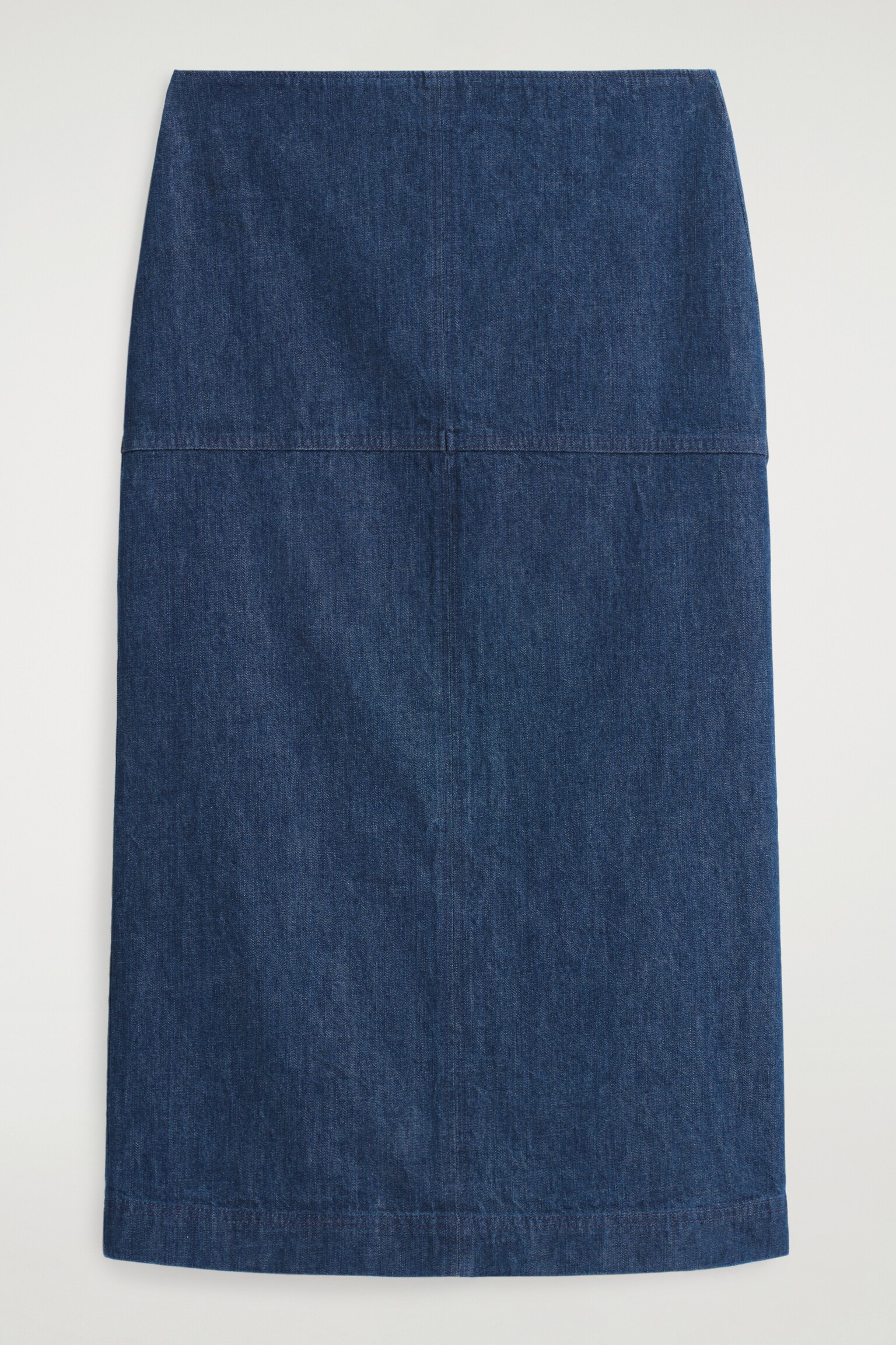 JUPE CRAYON EN DENIM - INDIGO - 2