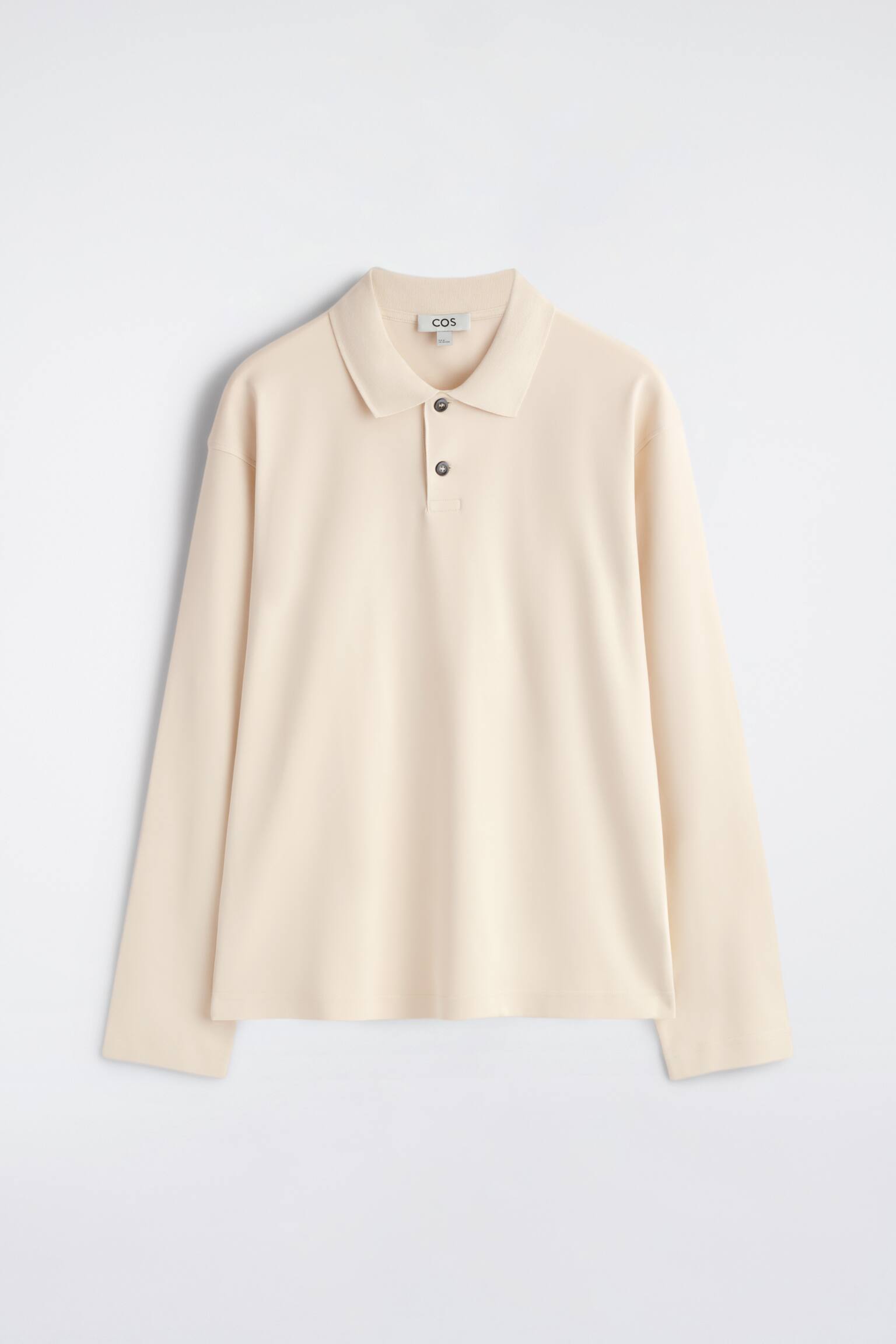 POLO EN COTON INTERLOCK - ÉCRU/ÉCRU / MARINE / RAYURES - 2