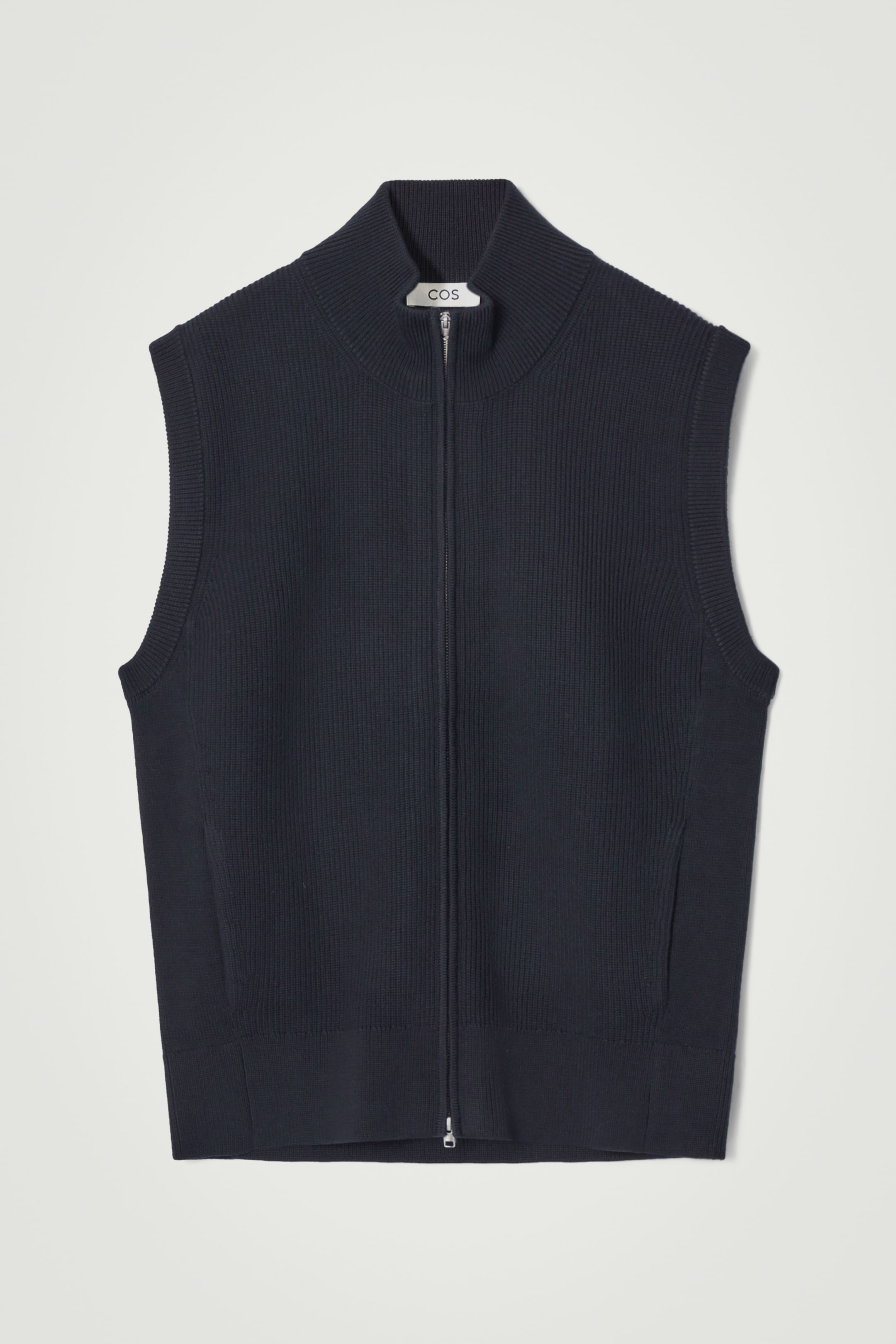 View larger image: RIBBED WOOL GILET - NAVY - Men | H&M GB 1