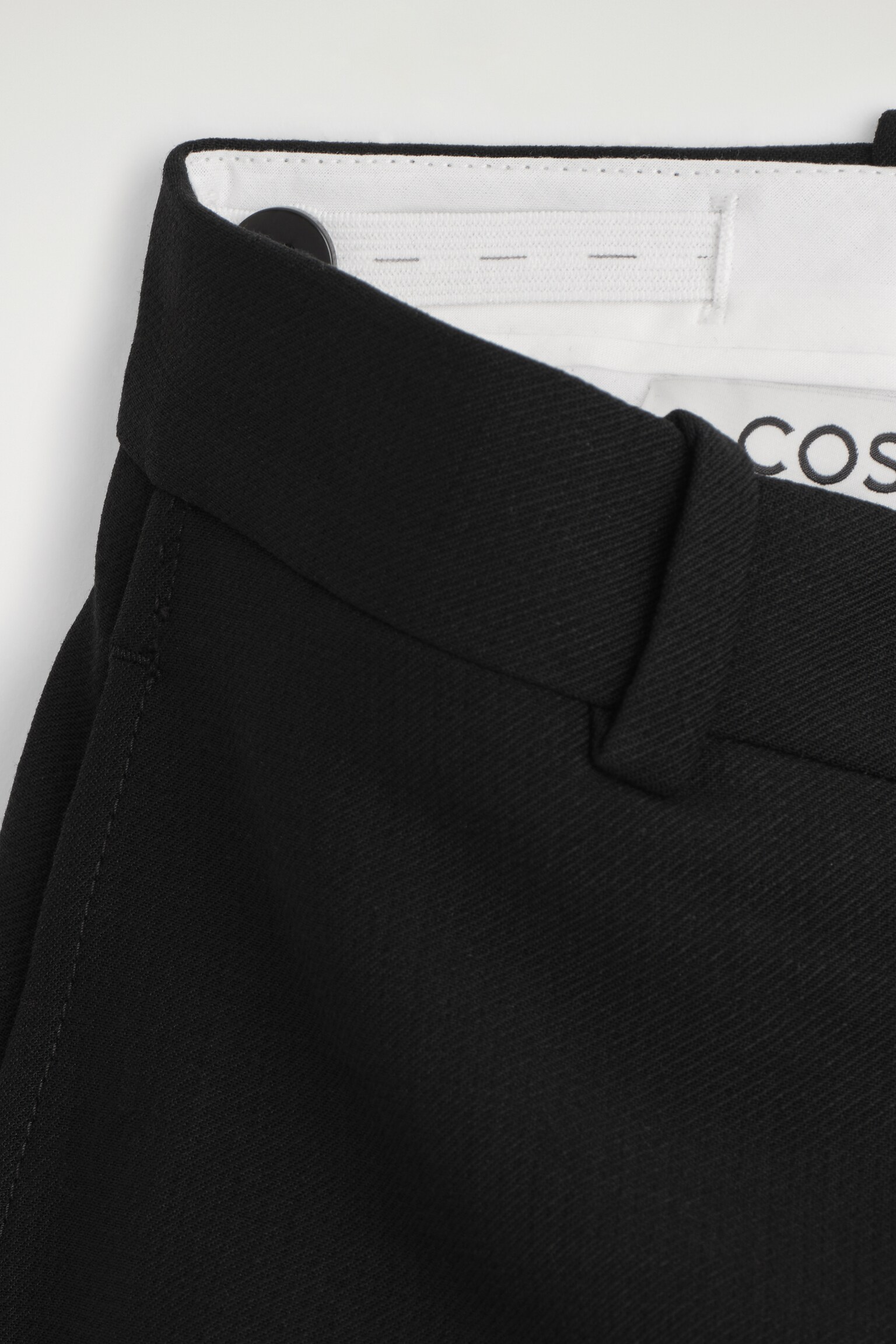 PANTALON COURT BARREL EN LAINE - NOIR/VERT FONCÉ/TAUPE - 3