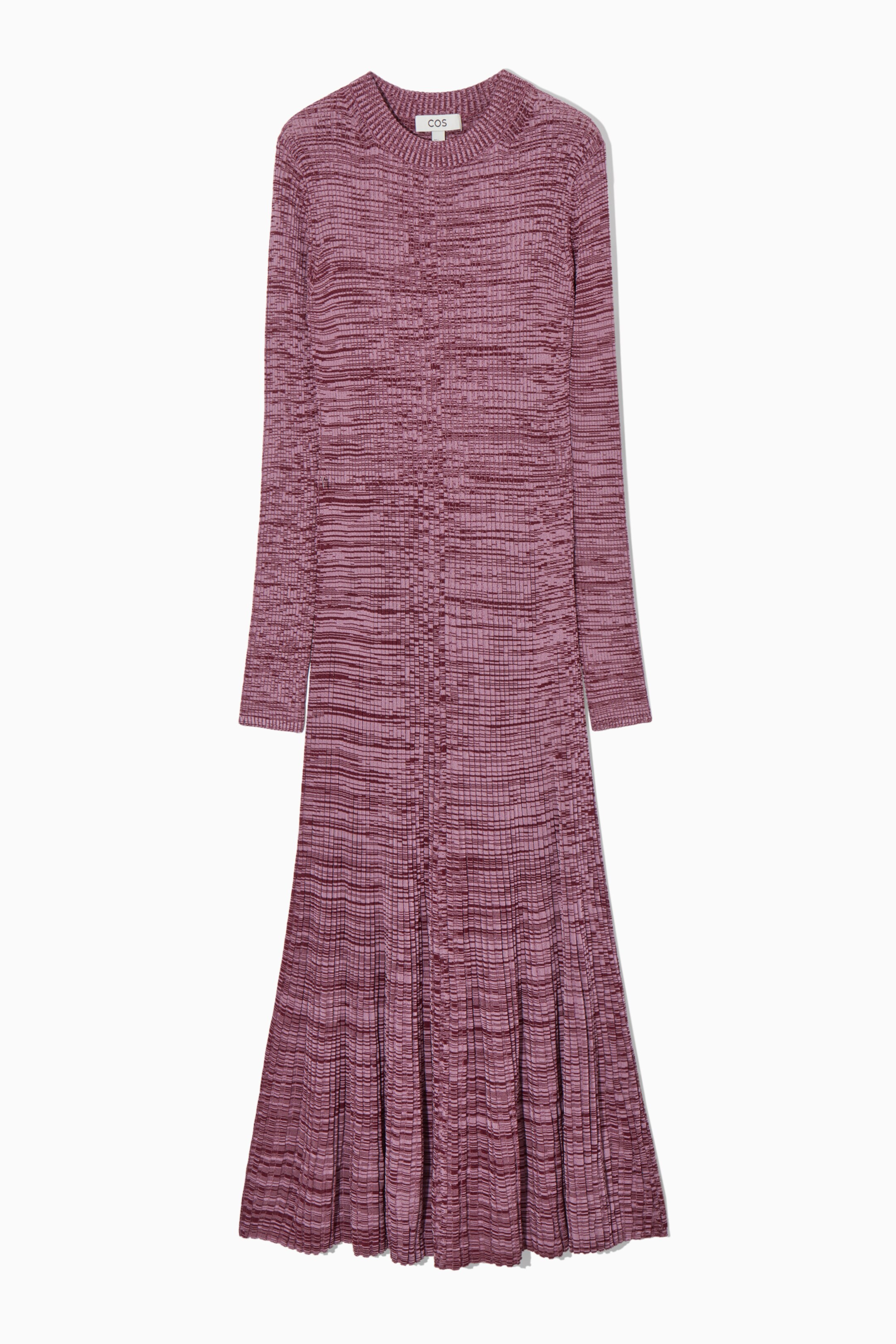 Agrandir l'image: ROBE MIDI CHINÉE CÔTELÉE - ROSE - FEMME | H&M CH 1