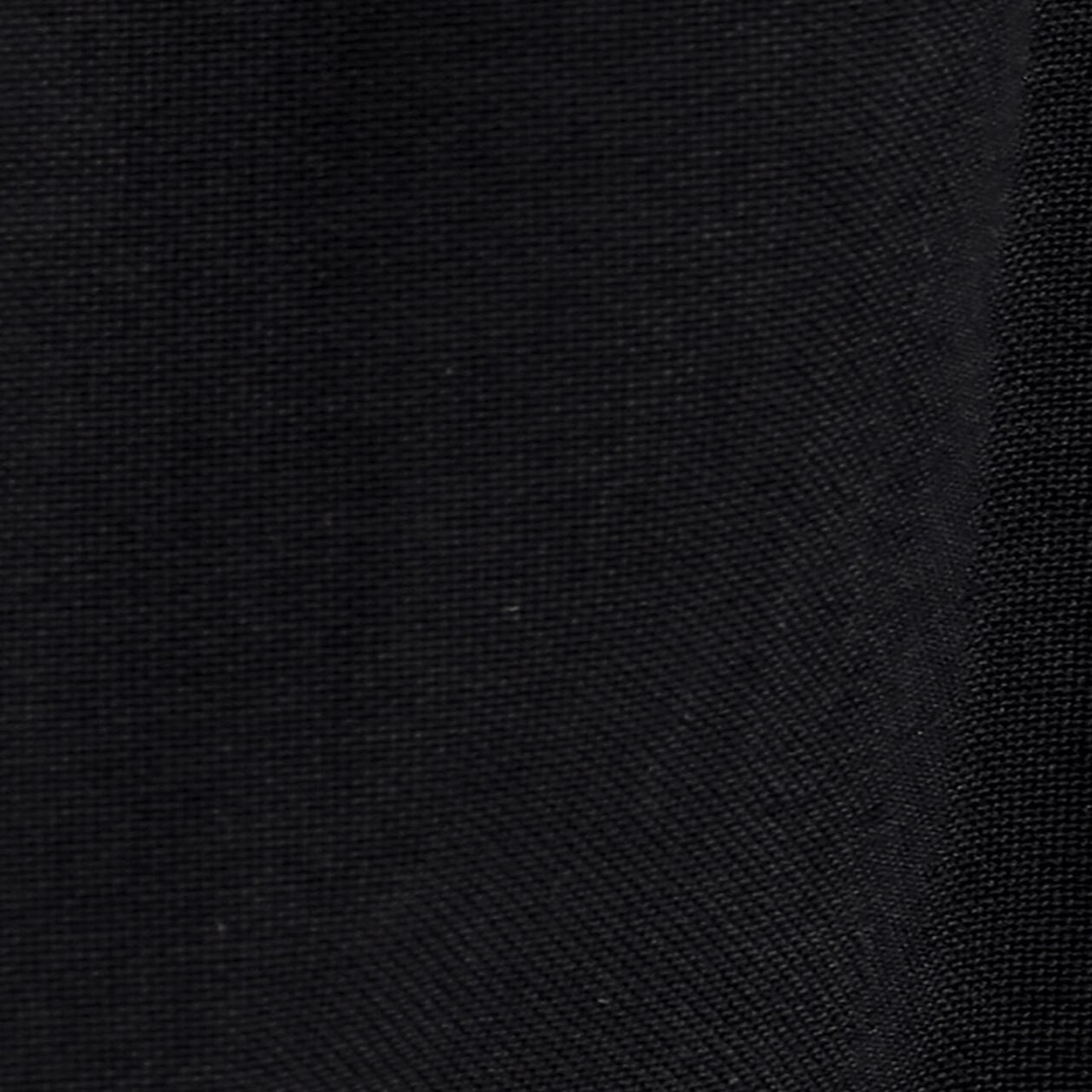PANELED ELASTICATED BARREL-LEG PANTS — BLACK