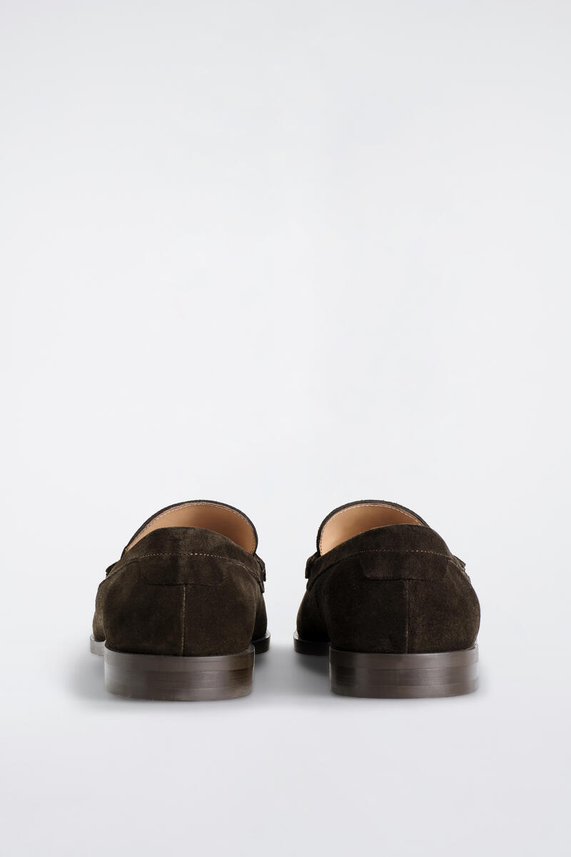 Suede Penny Loafers