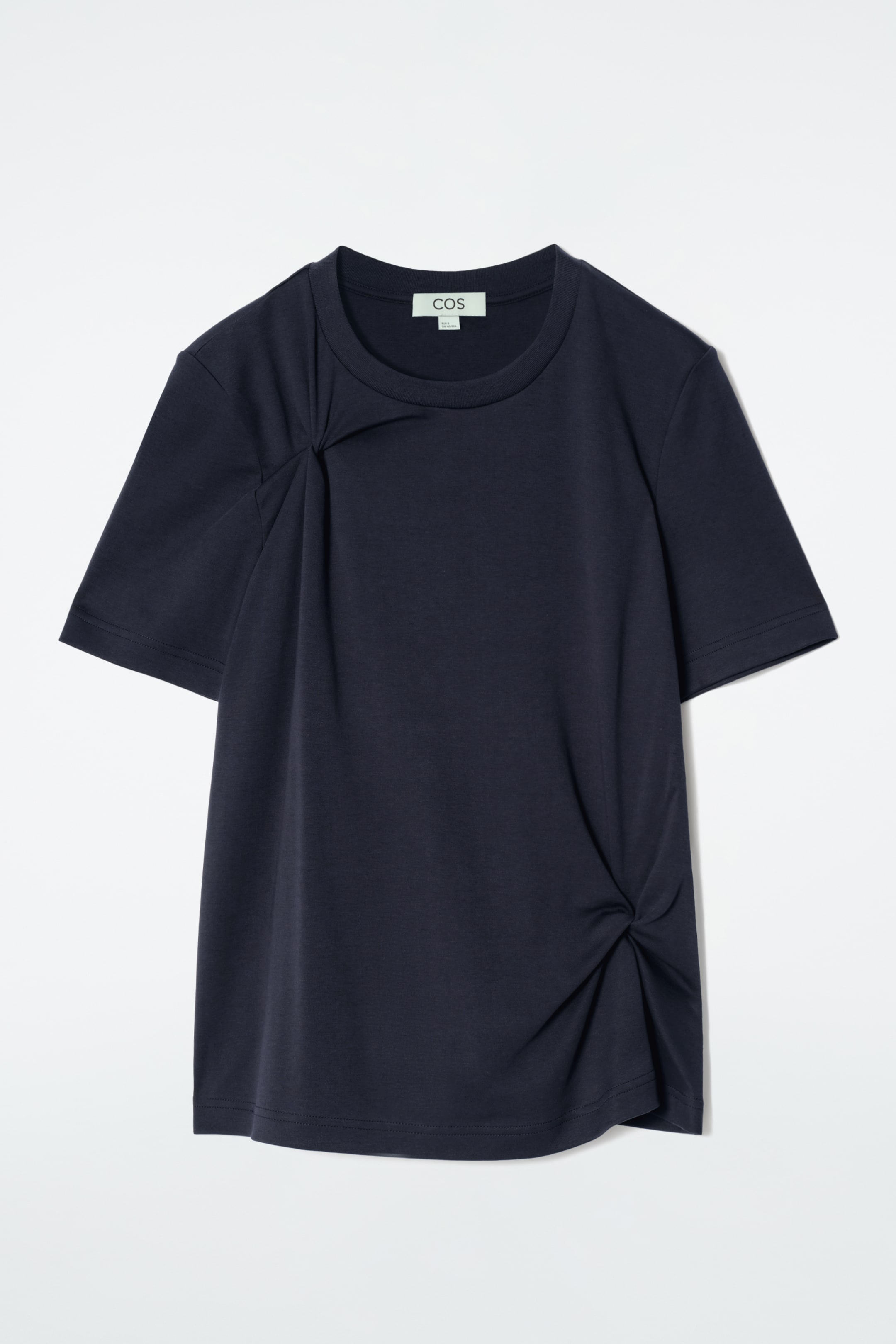 Grotere afbeelding bekijken: T-SHIRT MET KNOOPDETAILS - MARINEBLAUW - DAMES | H&M NL 5