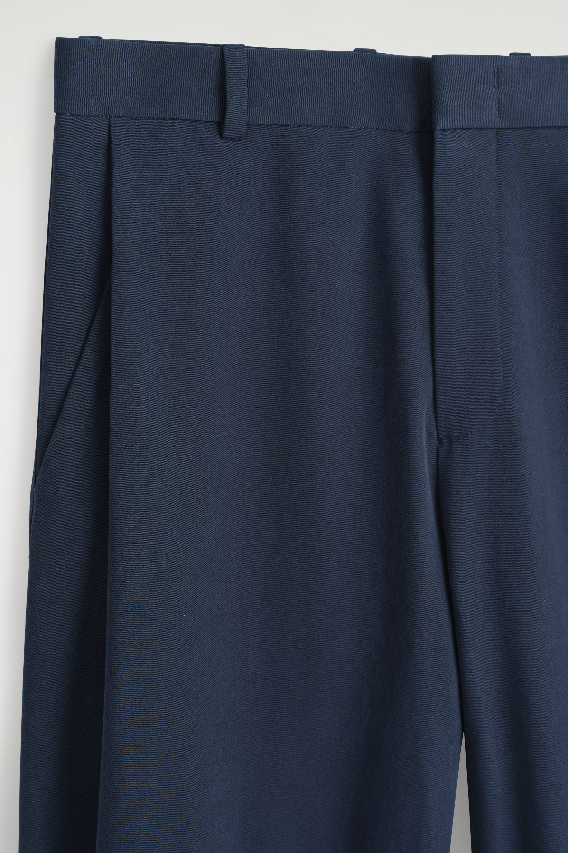 Tシャツ・カットソー Wide Casual Banding Slacks Navy Petite Tailored Belted Wide Leg Pants | Karen Millen