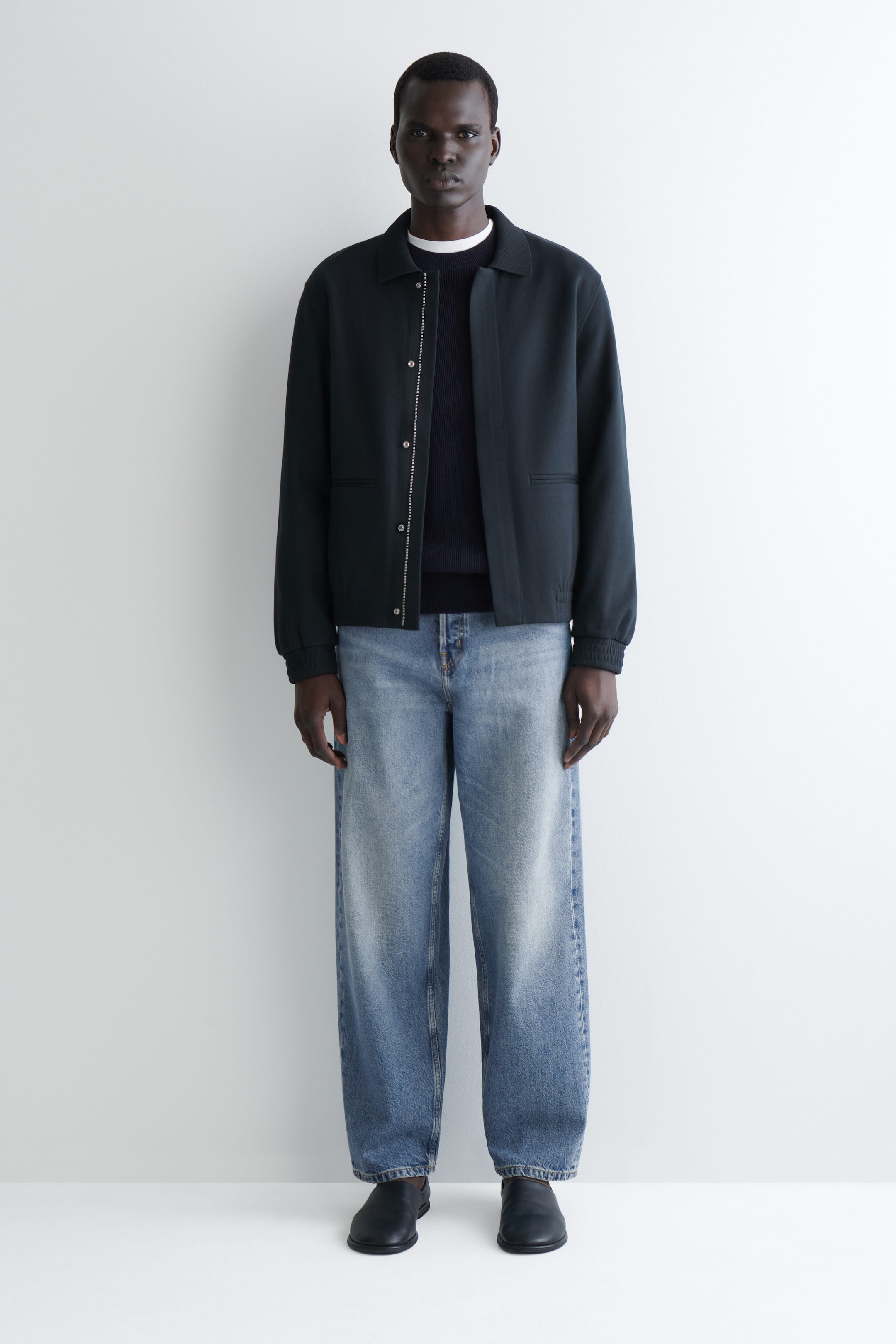 JERSEY HARRINGTON JACKET