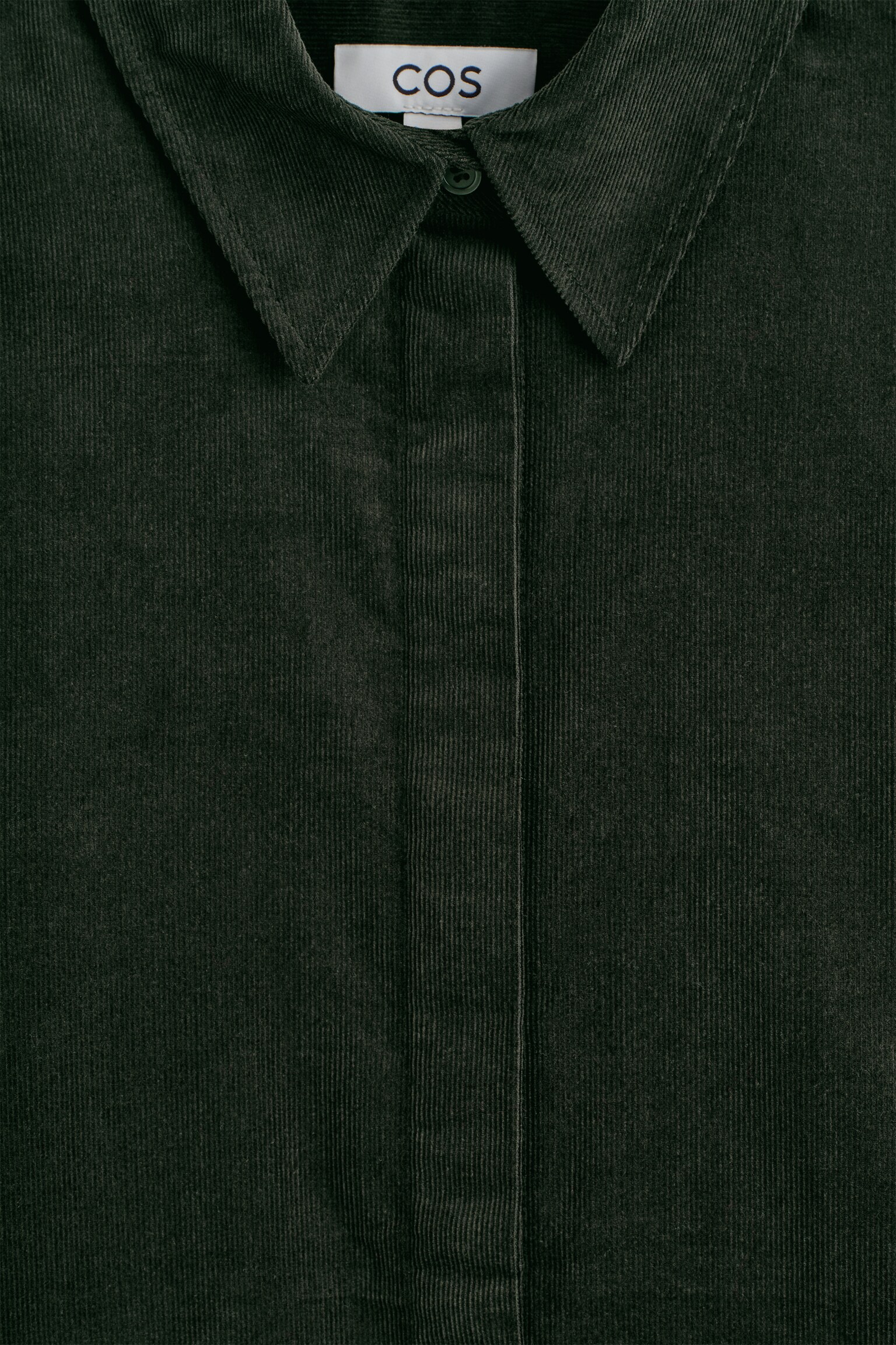 CORDUROY SHIRT - DARK GREEN - 5