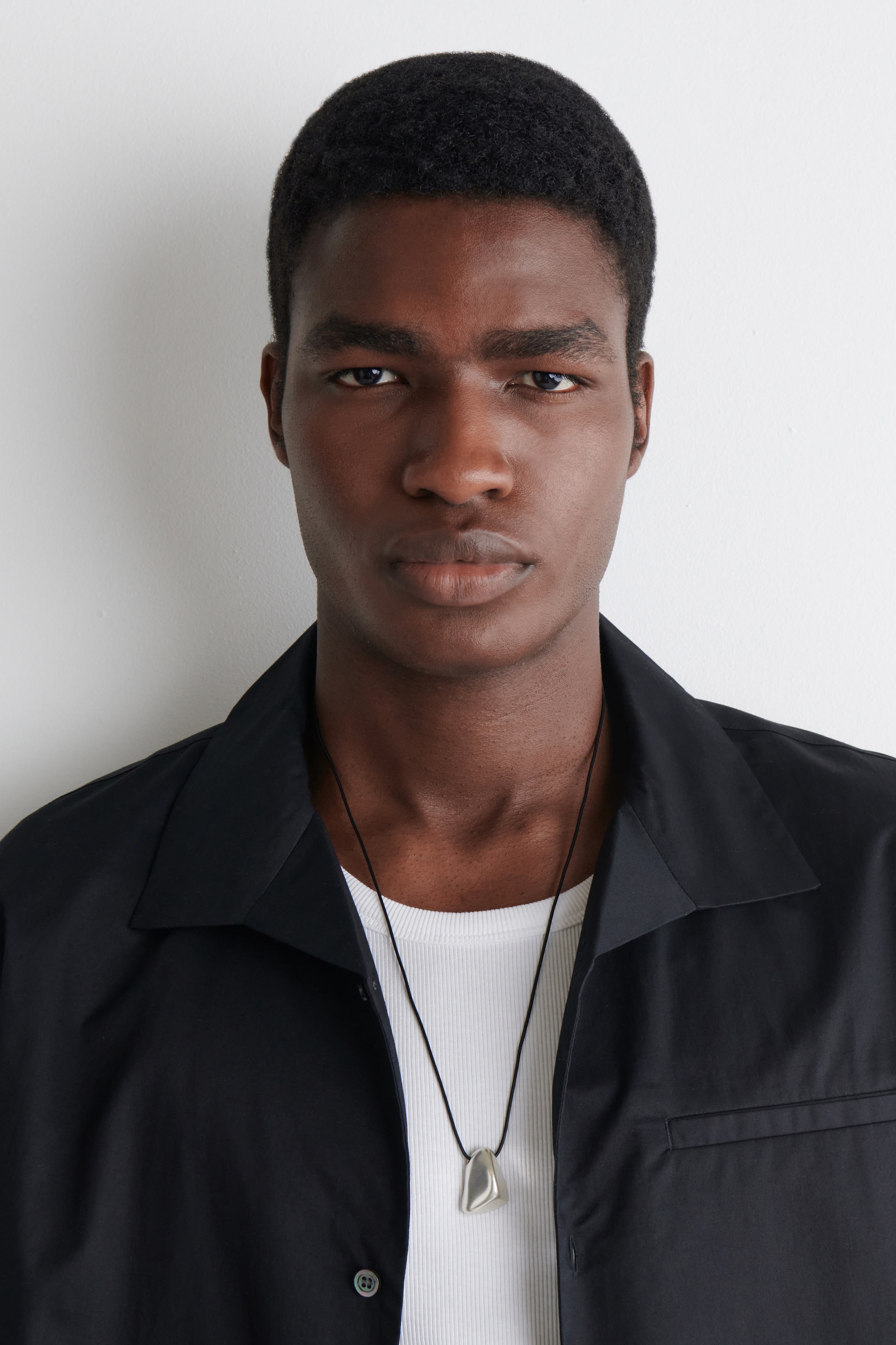 View larger image: HAMMERED PENDANT NECKLACE - SILVER | H&M GB 1