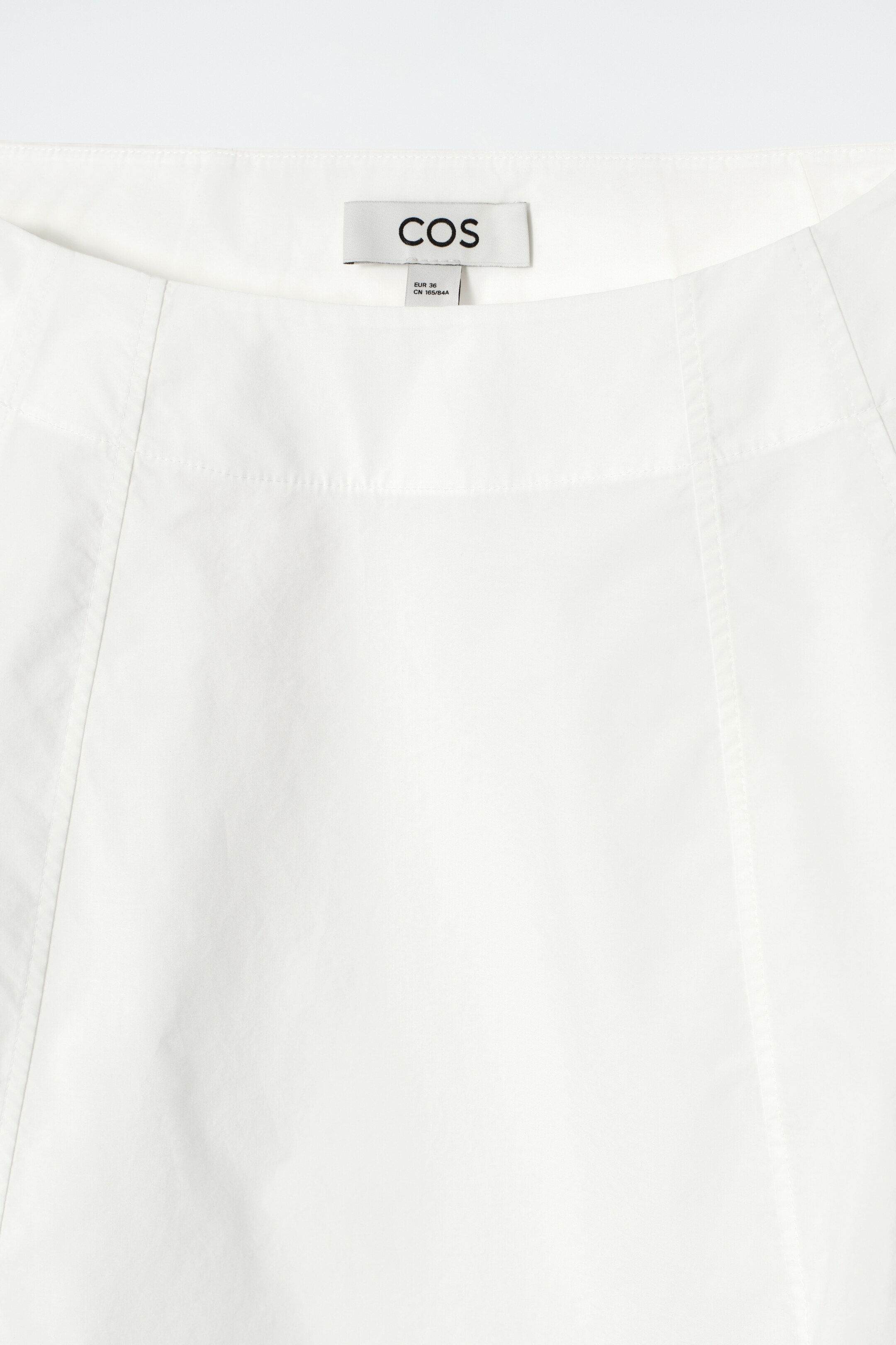 View larger image: VOLUMINOUS BOAT-NECK COTTON BLOUSE - WHITE - Ladies | H&M GB 7