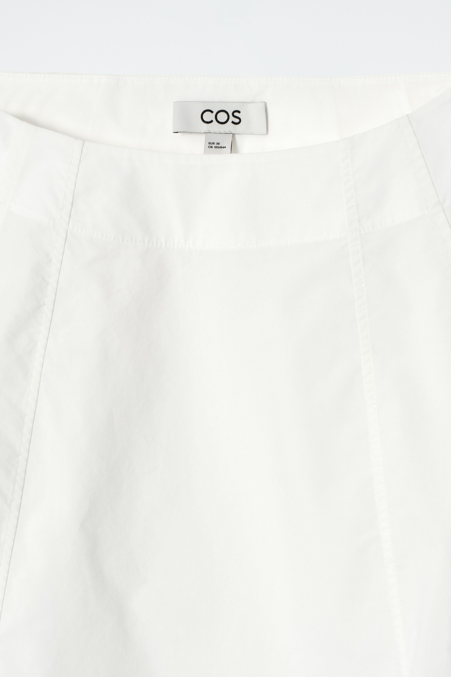 BLOUSE VOLUMINEUSE COL BATEAU EN COTON - BLANC/BLEU MARINE - 7