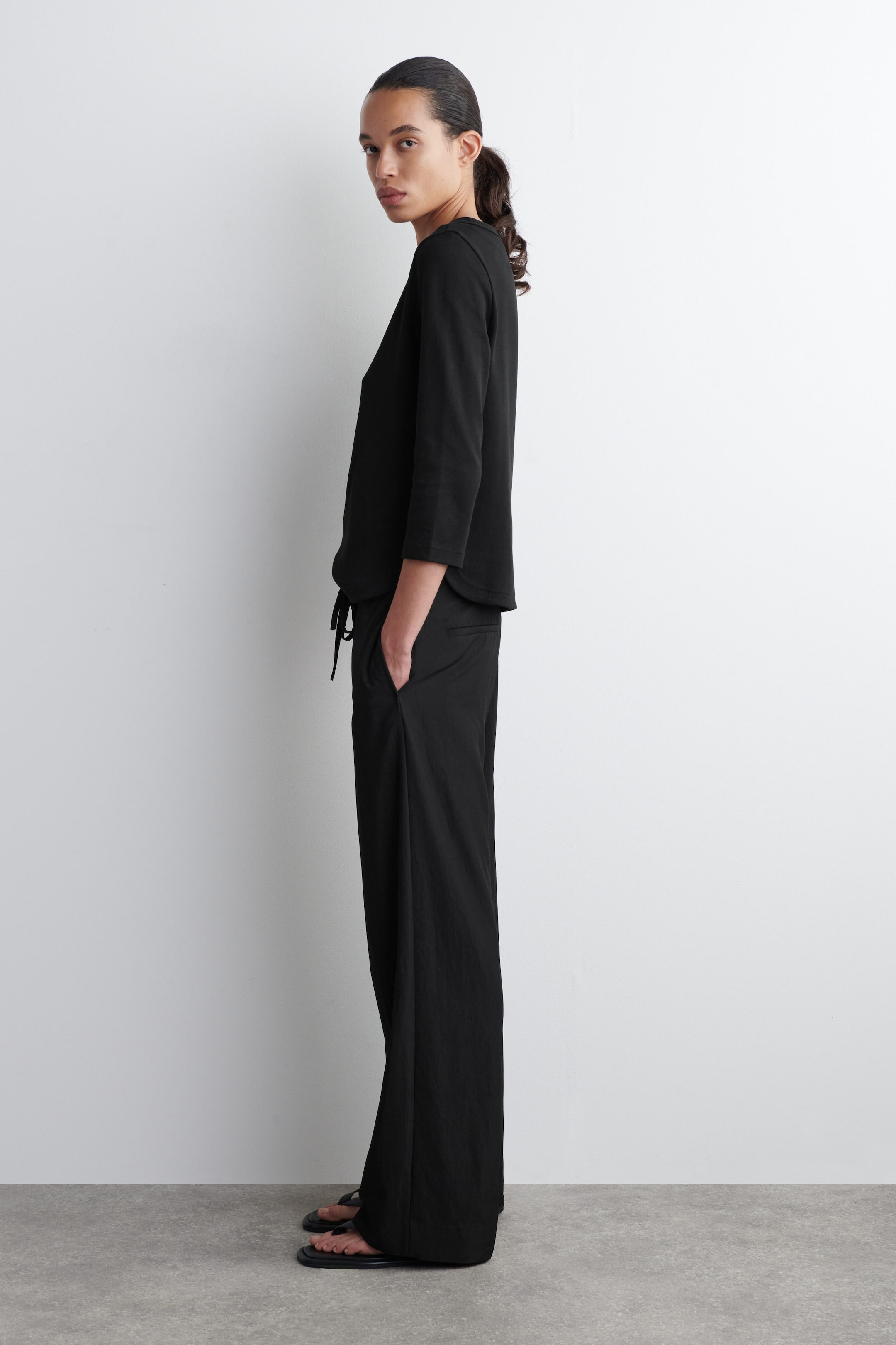 3/4 SLEEVE COTTON TOP