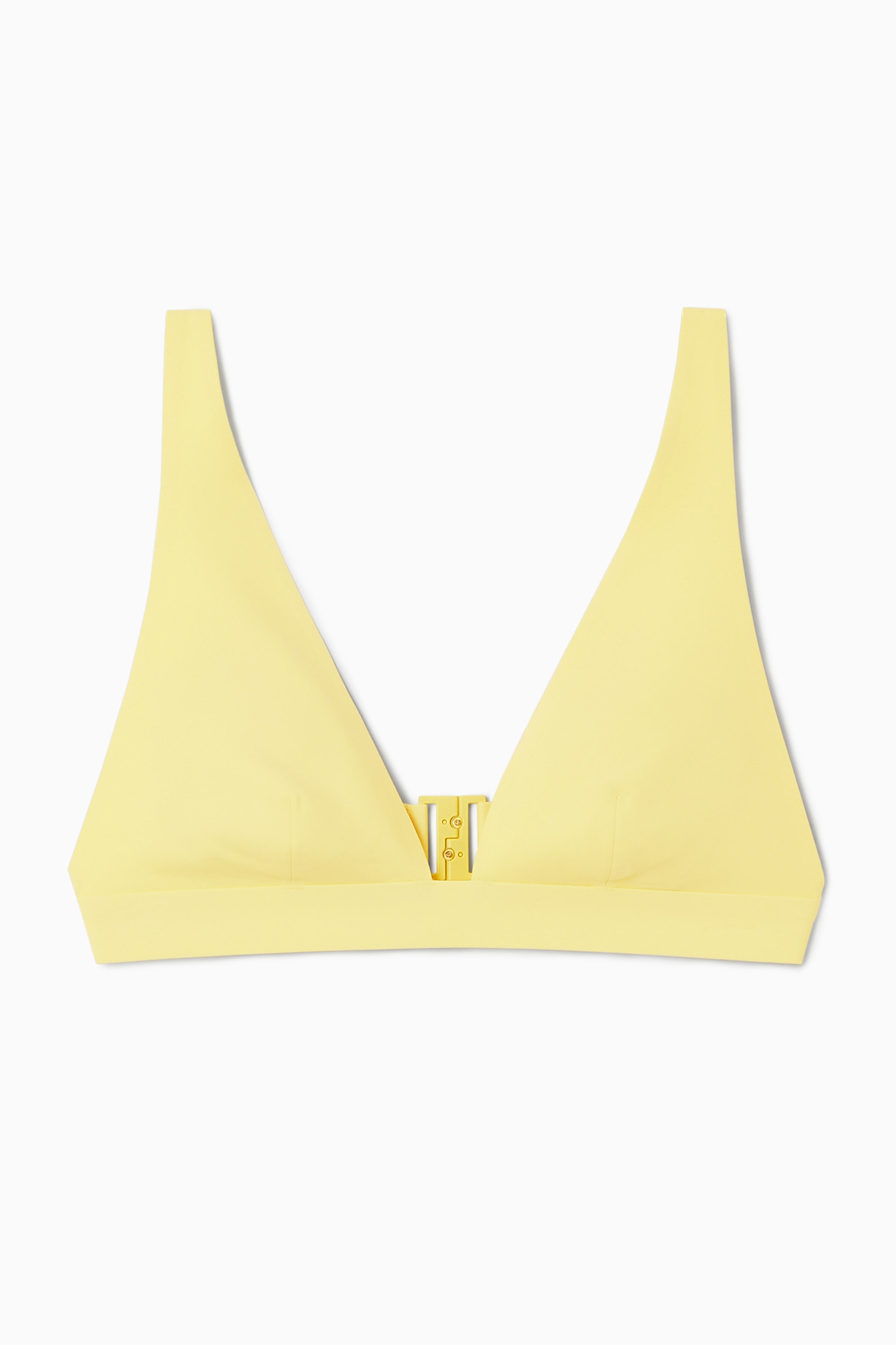 Grösseres Bild ansehen: BIKINIOBERTEIL AUS SCUBA - HELLGELB - DAMEN | H&M CH 1