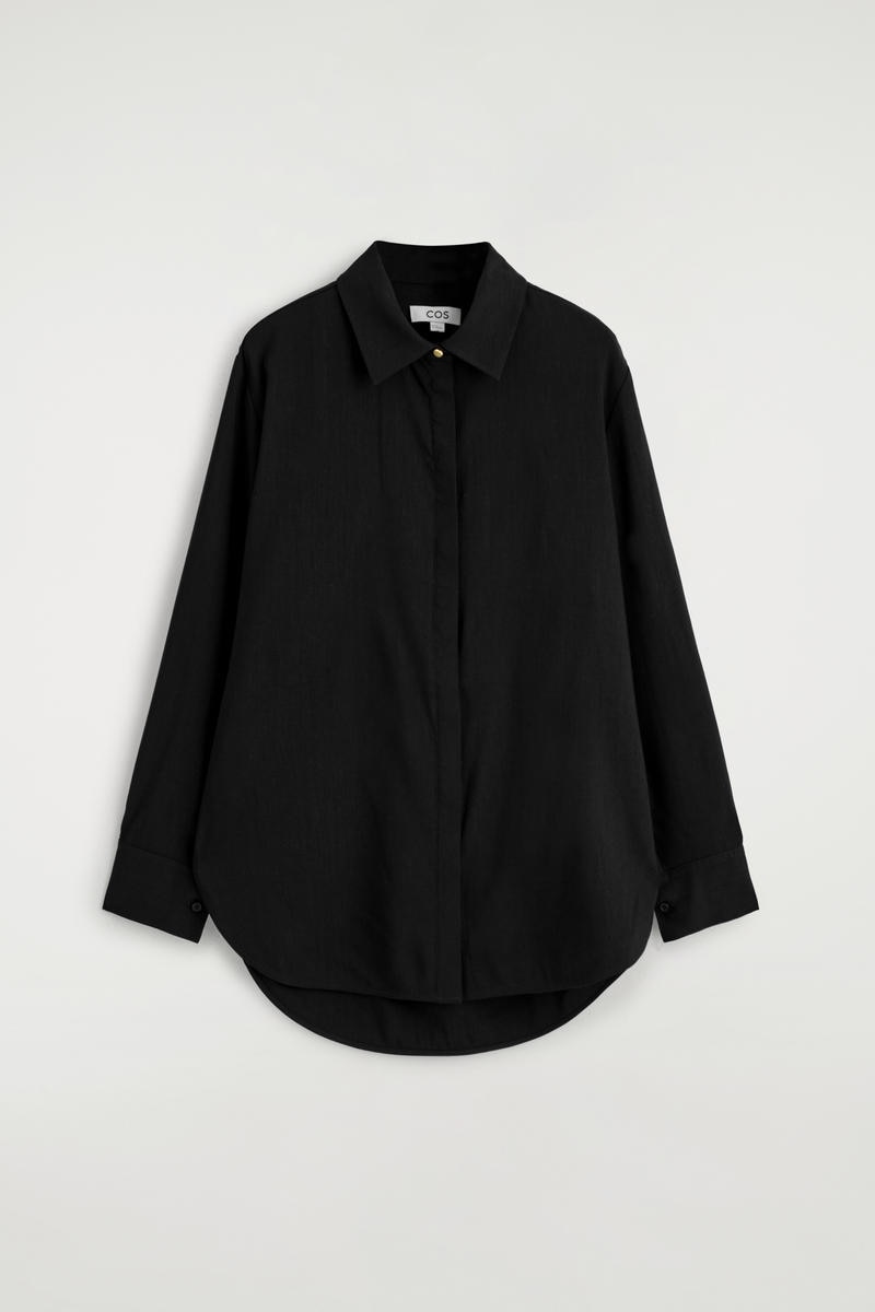 Longline Linen Shirt